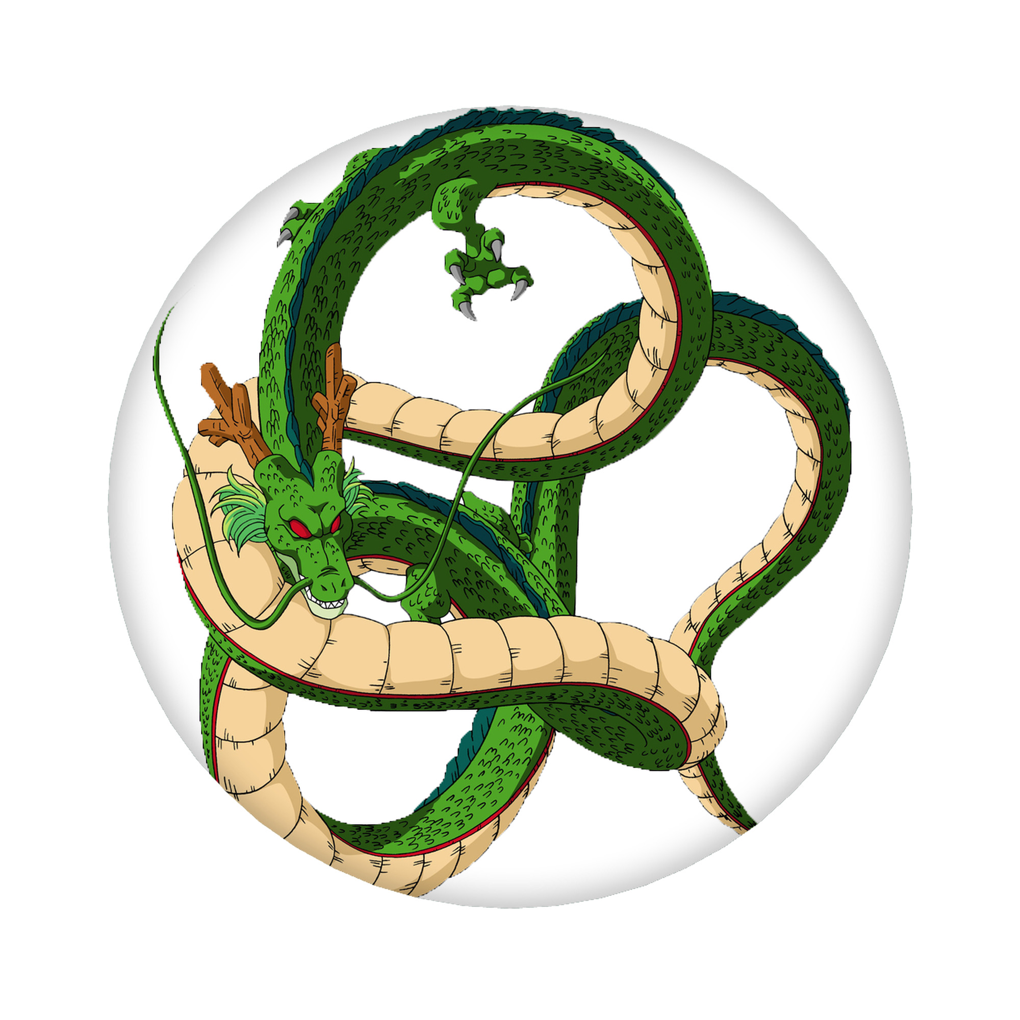 （画像用） ドラゴンボール 神龍 シェンロン DRAGON BALL Shenron 6cm 缶バッジ 複数セット