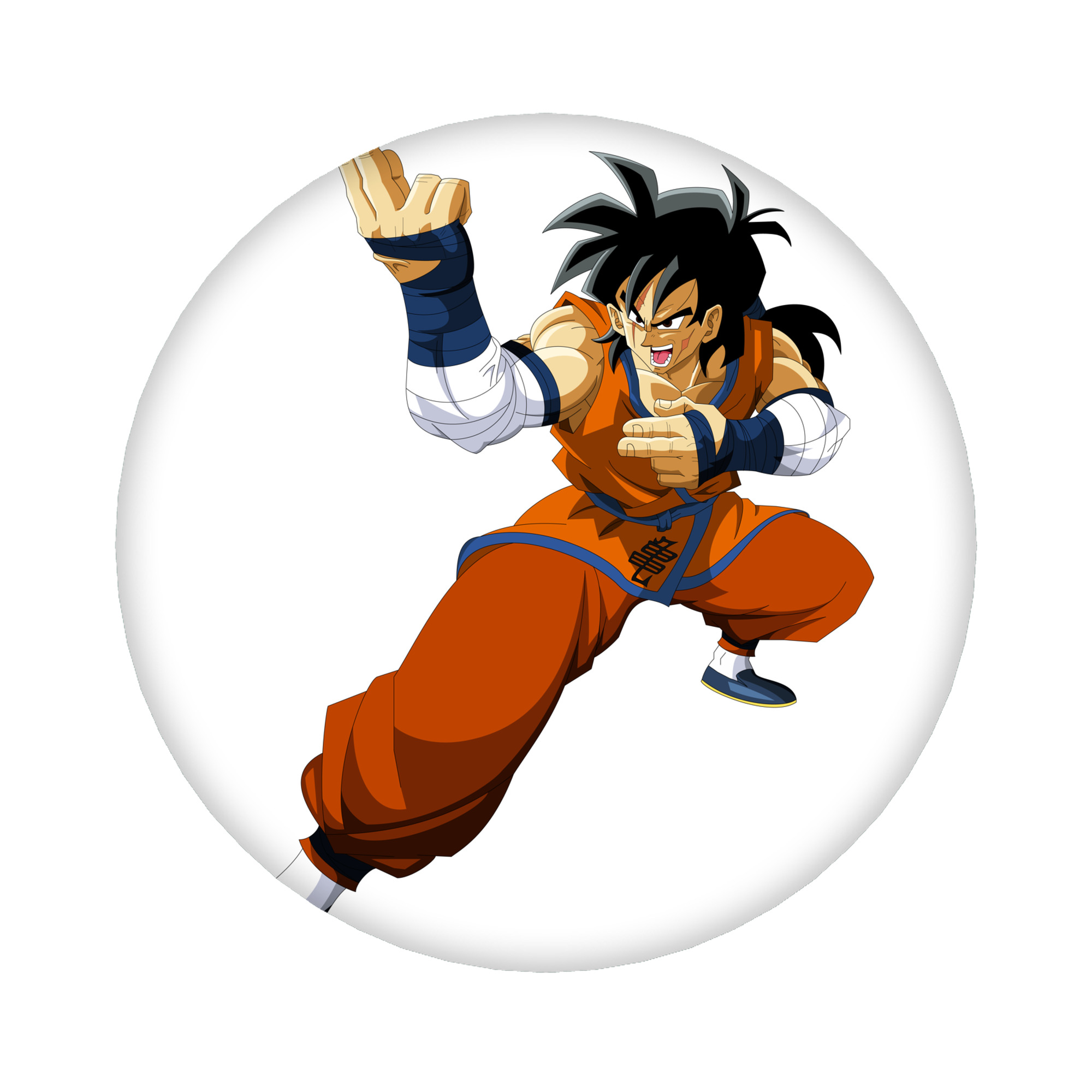 （画像用） ドラゴンボール ヤムチャ DRAGON BALL Yamcha 6cm 缶バッジ 複数セット