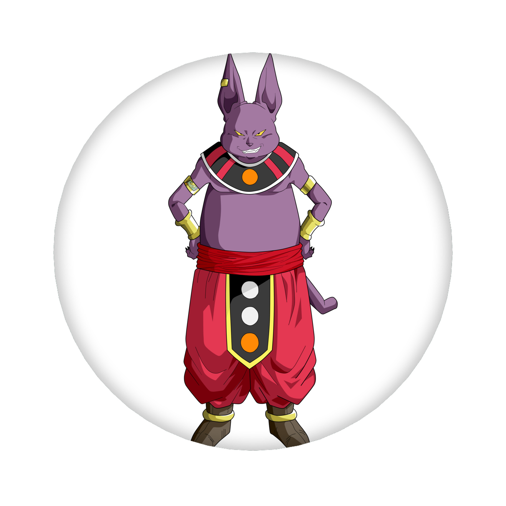 （画像用） ドラゴンボール シャンパ DRAGON BALL Champa 6cm 缶バッジ 複数セット
