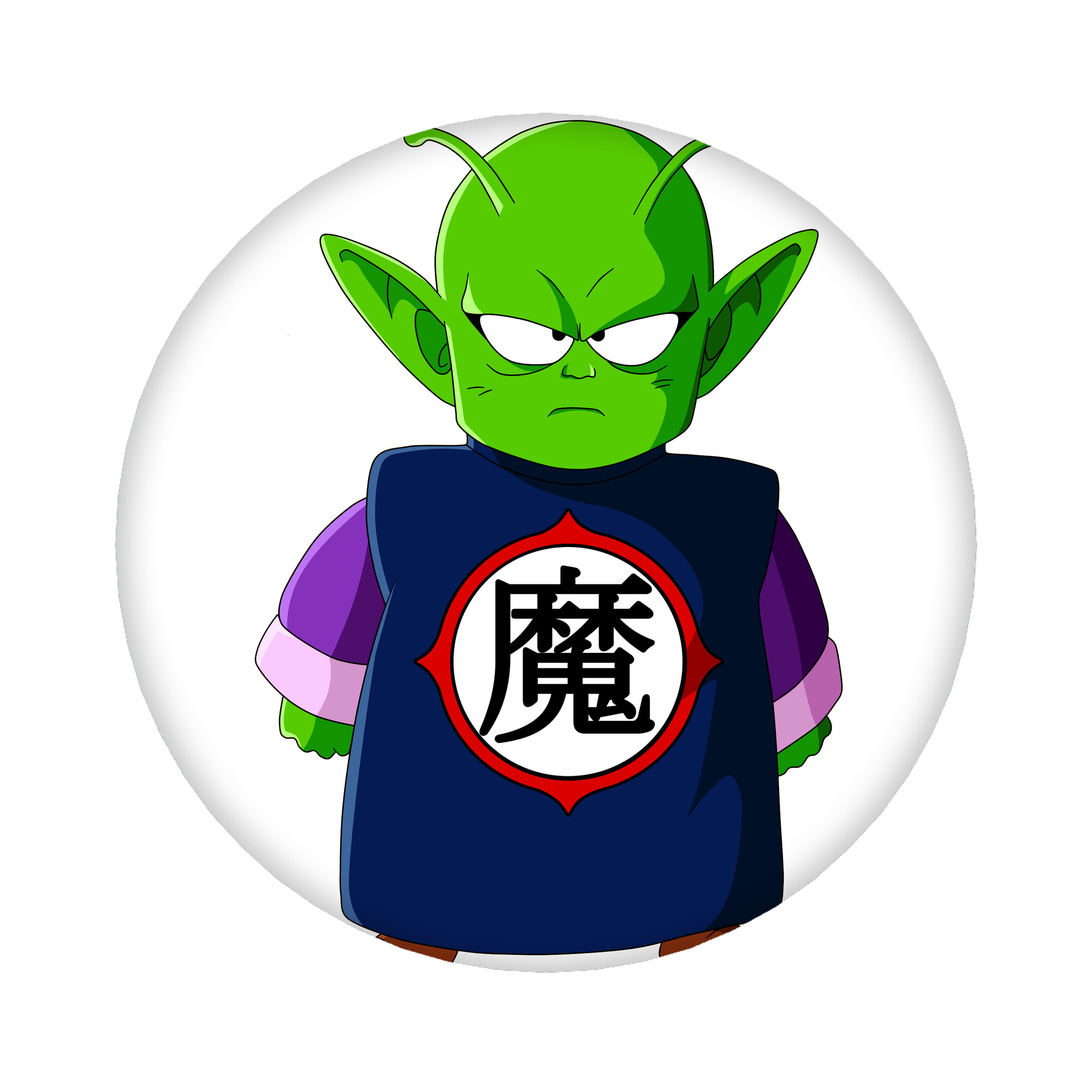 （画像用） ドラゴンボール ピッコロ DRAGON BALL Piccolo 6cm 缶バッジ 複数セット