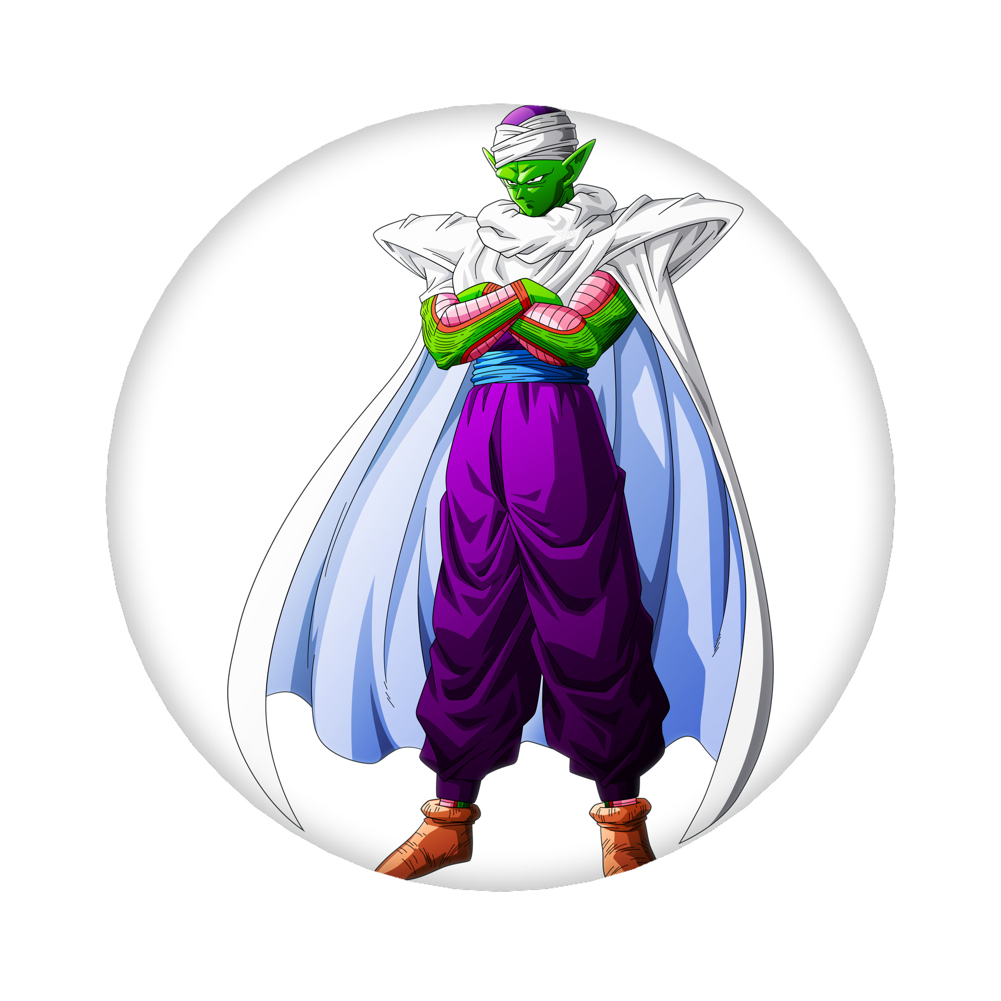 （画像用） ドラゴンボール ピッコロ DRAGON BALL Piccolo 6cm 缶バッジ 複数セット