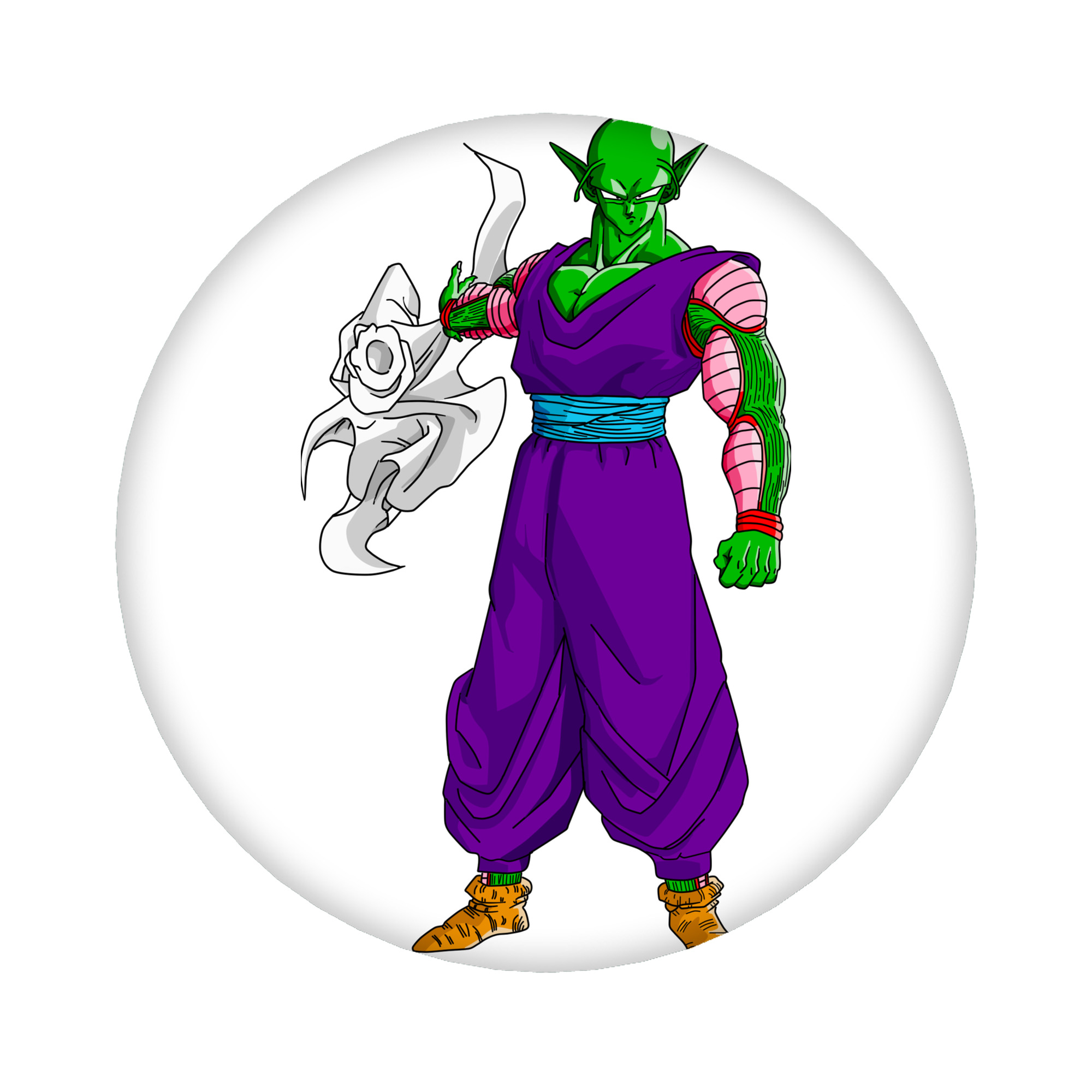 （画像用） ドラゴンボール ピッコロ DRAGON BALL Piccolo 6cm 缶バッジ 複数セット