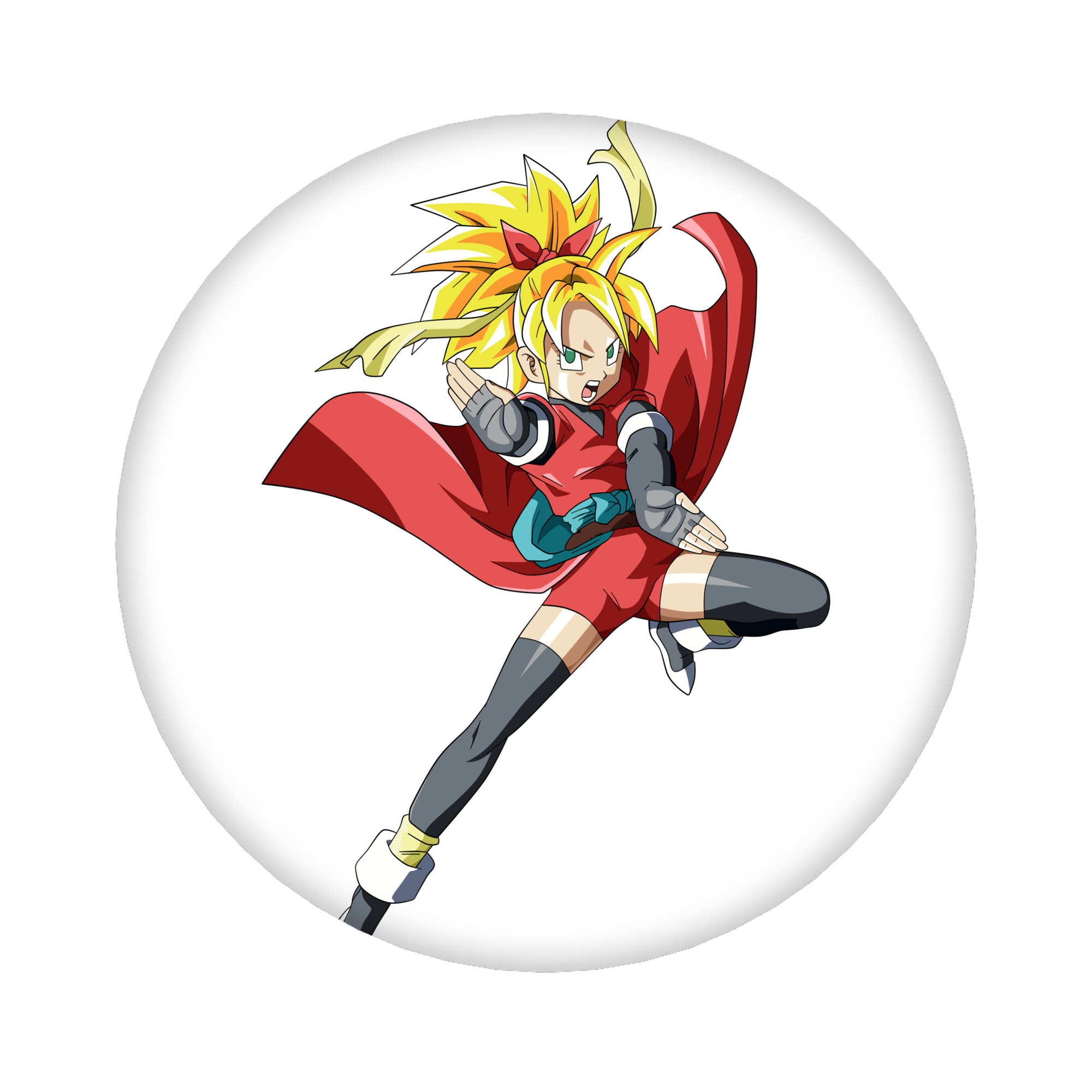 （画像用） ドラゴンボール カリフラ DRAGON BALL Caulifla 6cm 缶バッジ 複数セット