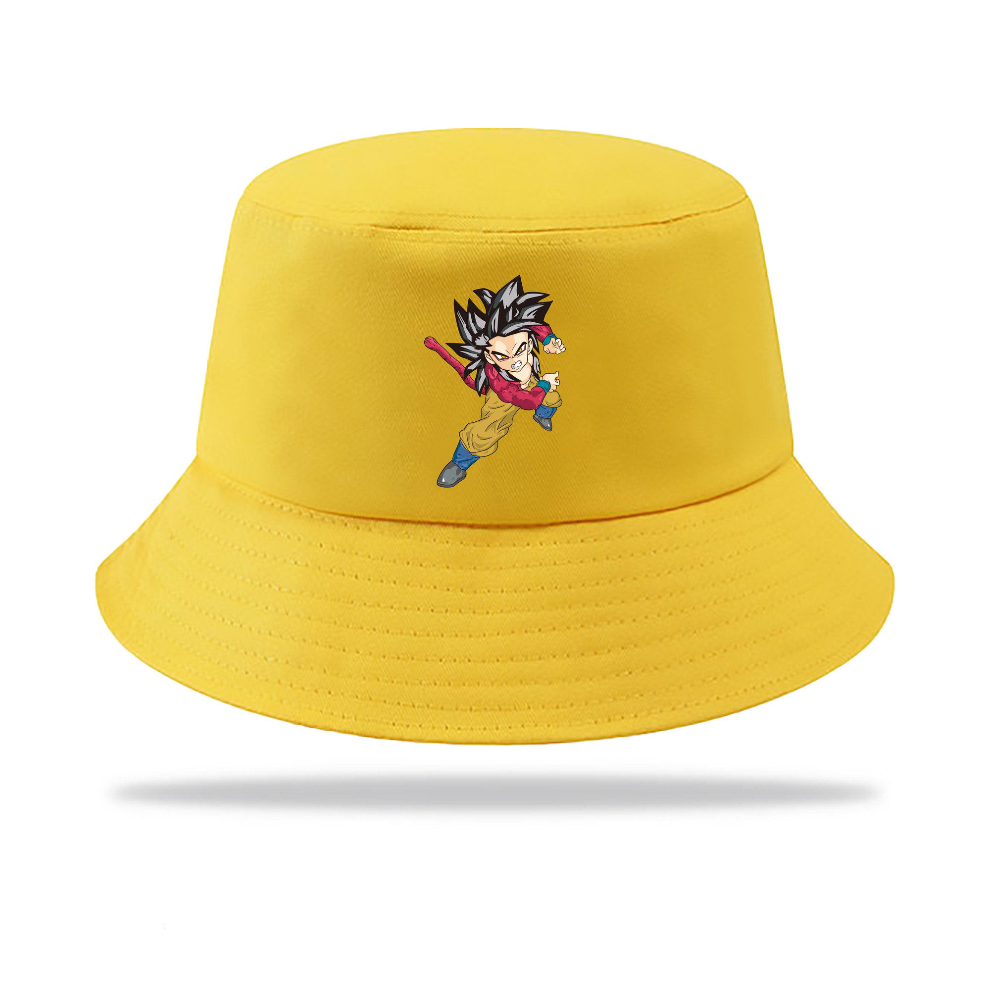 （画像用） ドラゴンボール 孫悟空（そん ごくう）Son Goku カカロット DRAGON BALL Kakarotto アウトドア日除けバケットハット