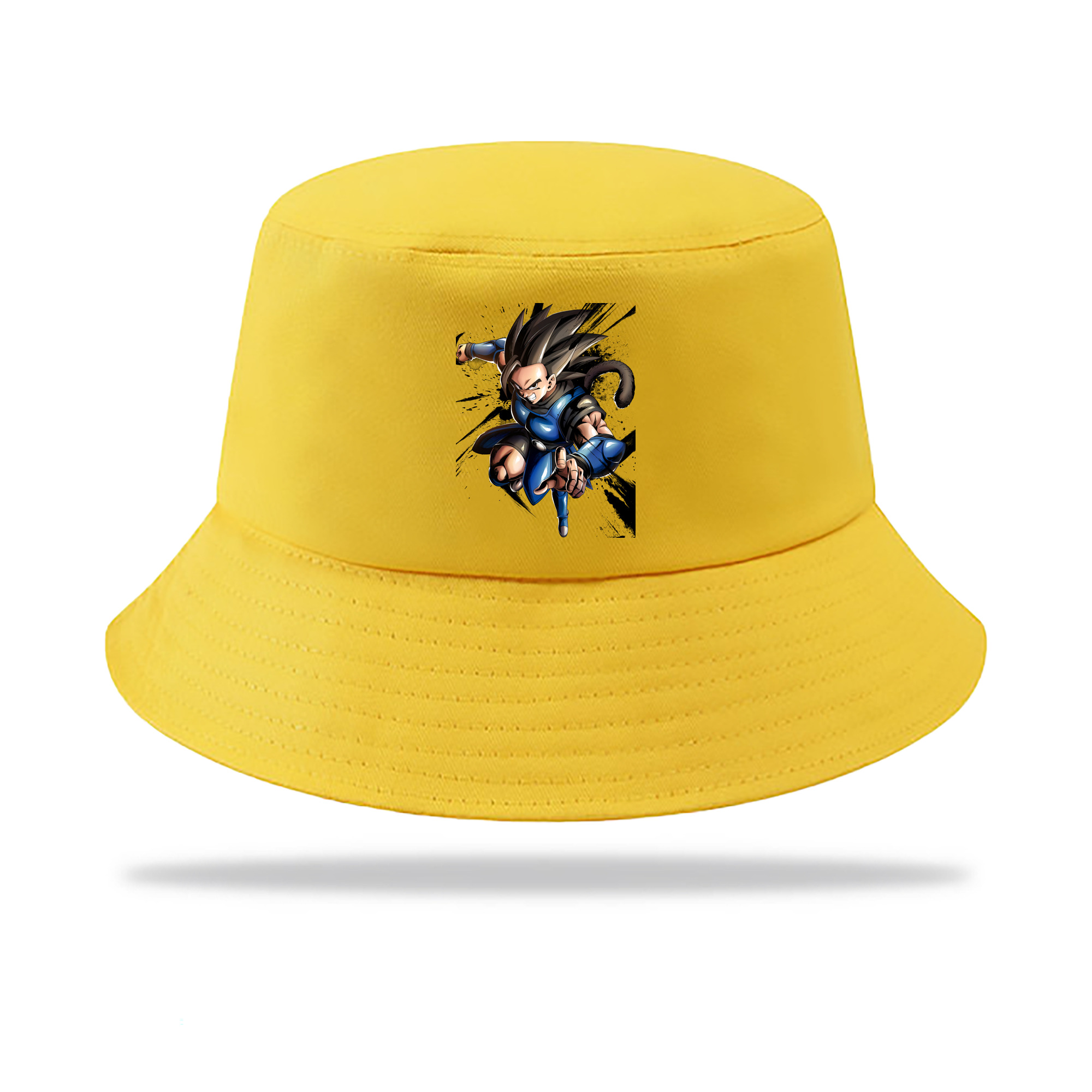 （画像用） ドラゴンボール ベジータ四世（Bejīta Yonsei）DRAGON BALL Vegeta IV アウトドア日除けバケットハット