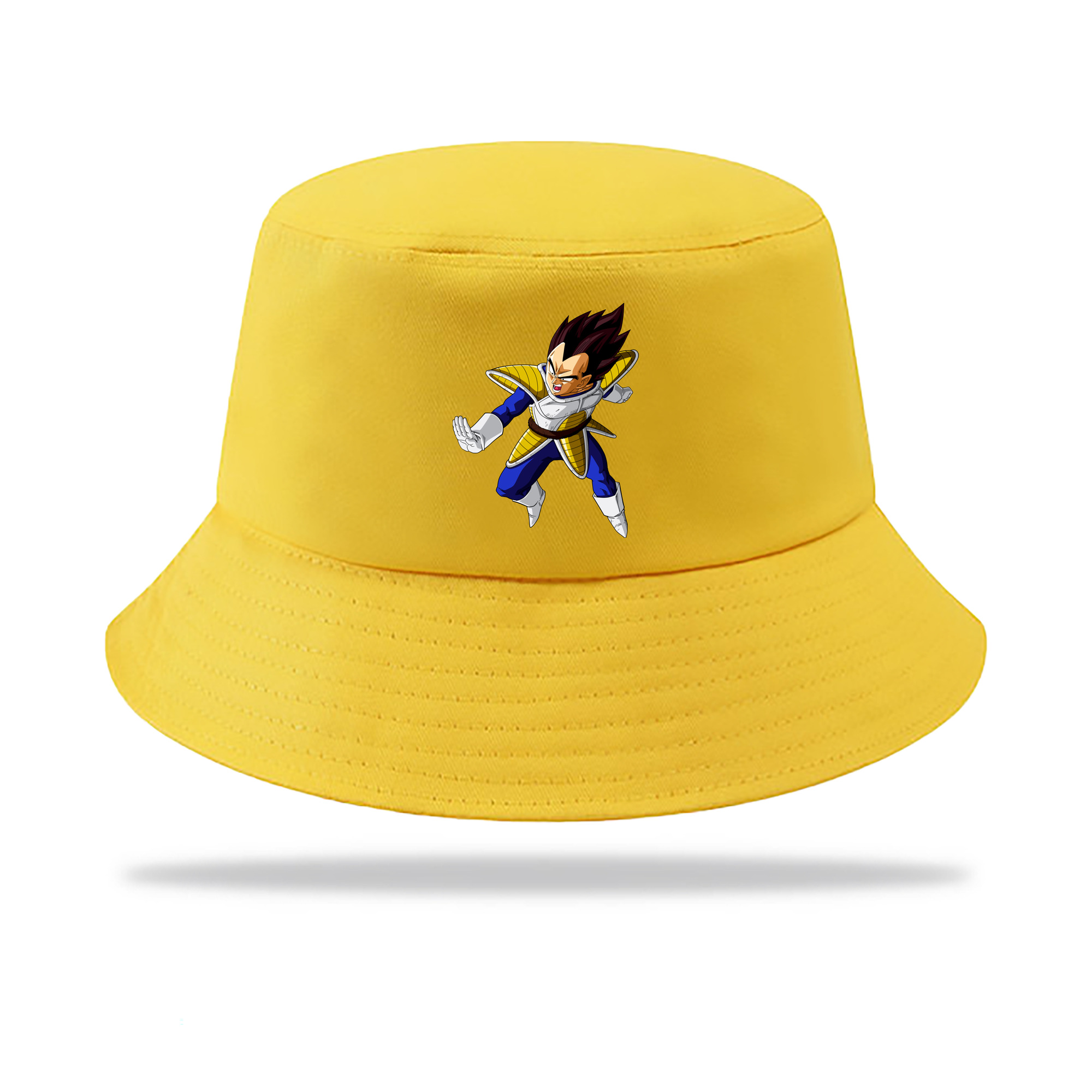 （画像用） ドラゴンボール ベジータ四世（Bejīta Yonsei）DRAGON BALL Vegeta IV アウトドア日除けバケットハット
