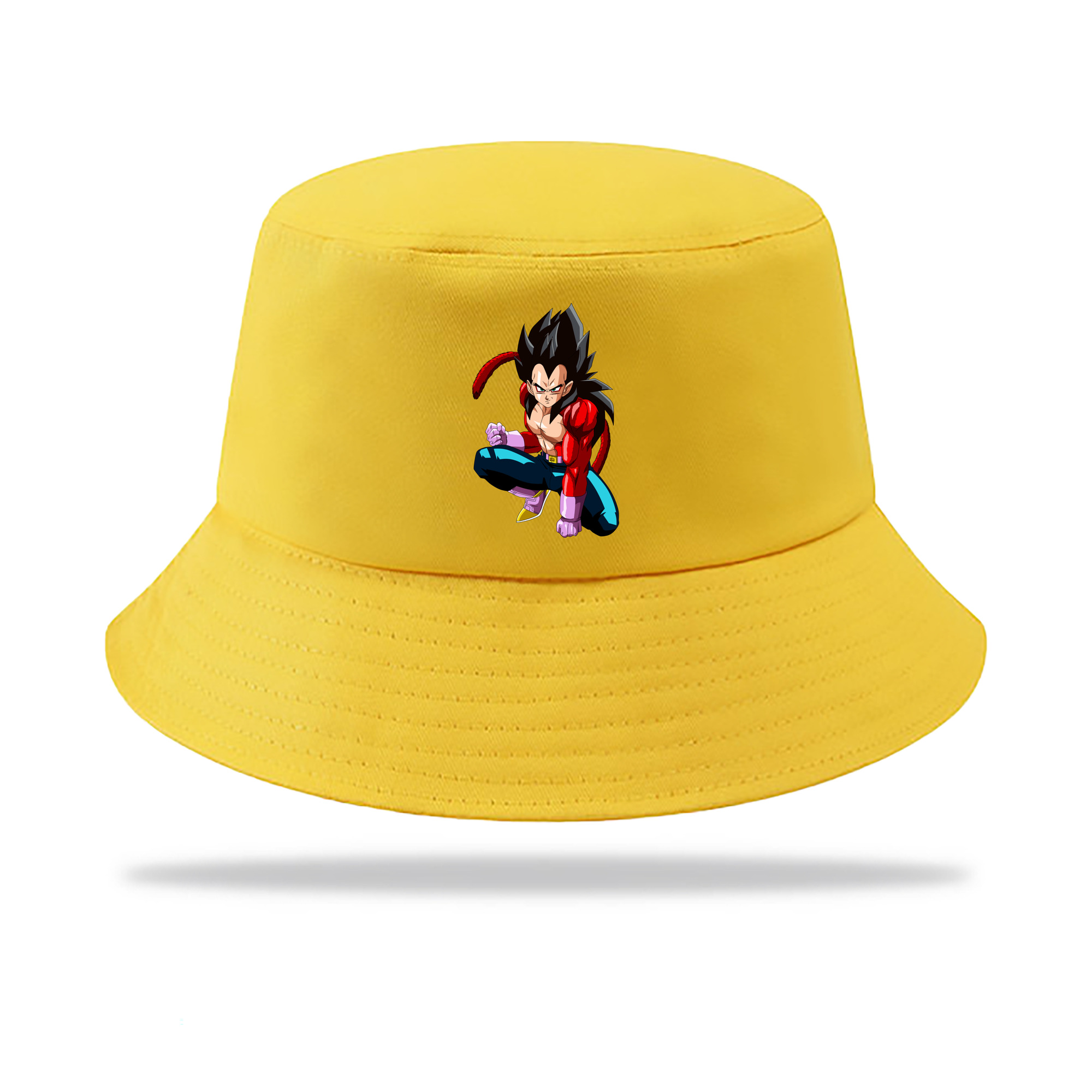 （画像用） ドラゴンボール ベジータ四世（Bejīta Yonsei）DRAGON BALL Vegeta IV アウトドア日除けバケットハット