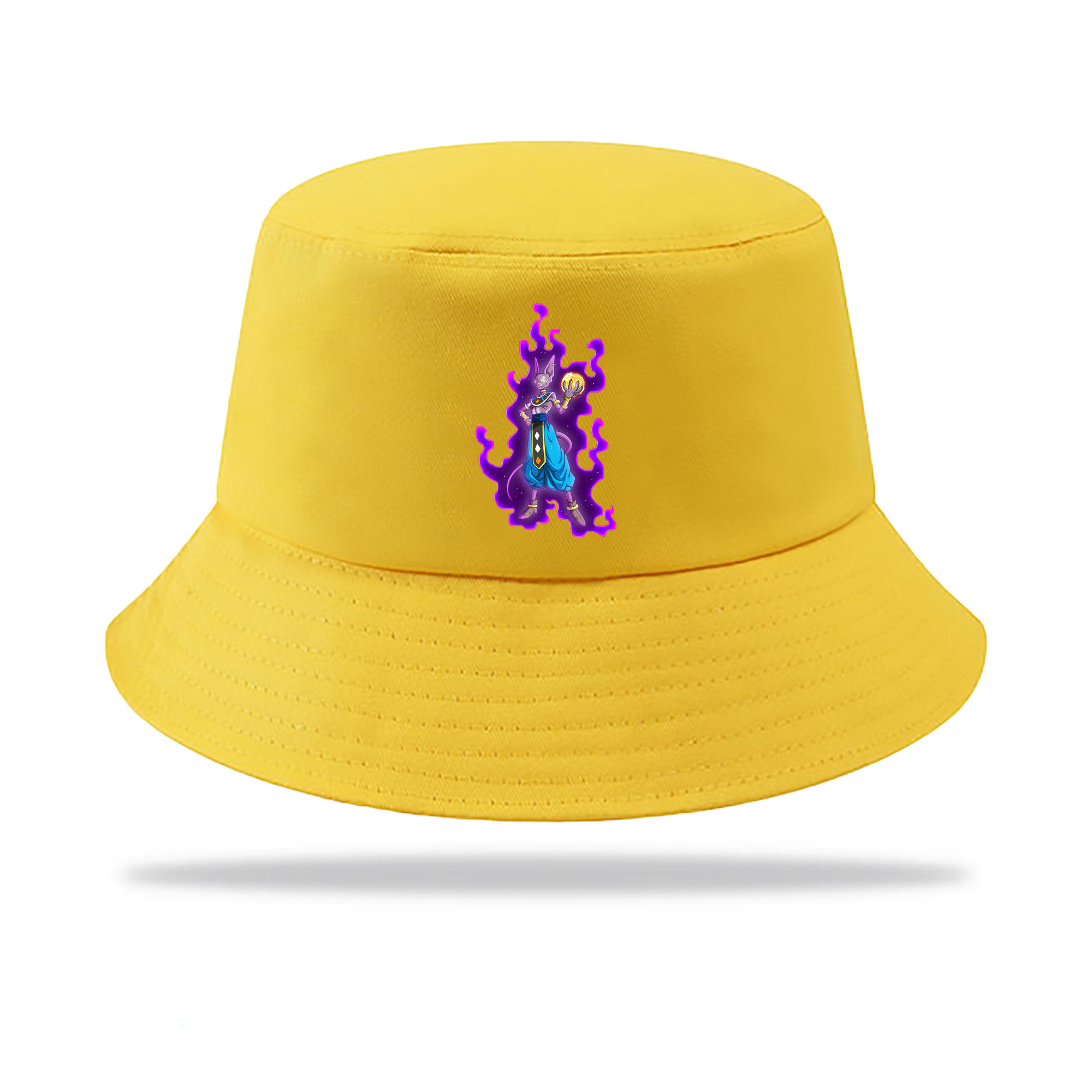 （画像用） ドラゴンボール ビルス 破壊神ビルス DRAGON BALL Beerus Birusu アウトドア日除けバケットハット