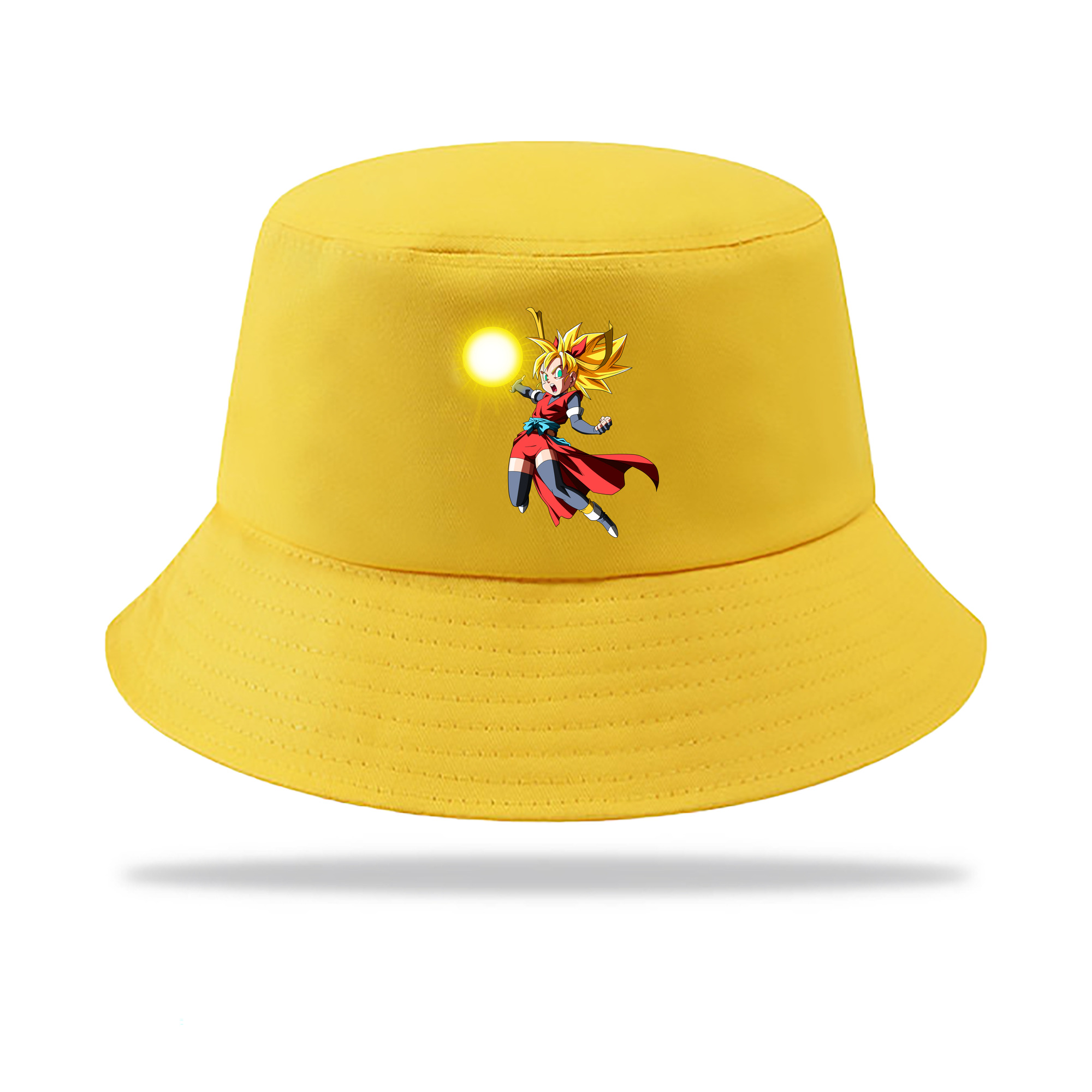 （画像用） ドラゴンボール カリフラ DRAGON BALL Caulifla アウトドア日除けバケットハット