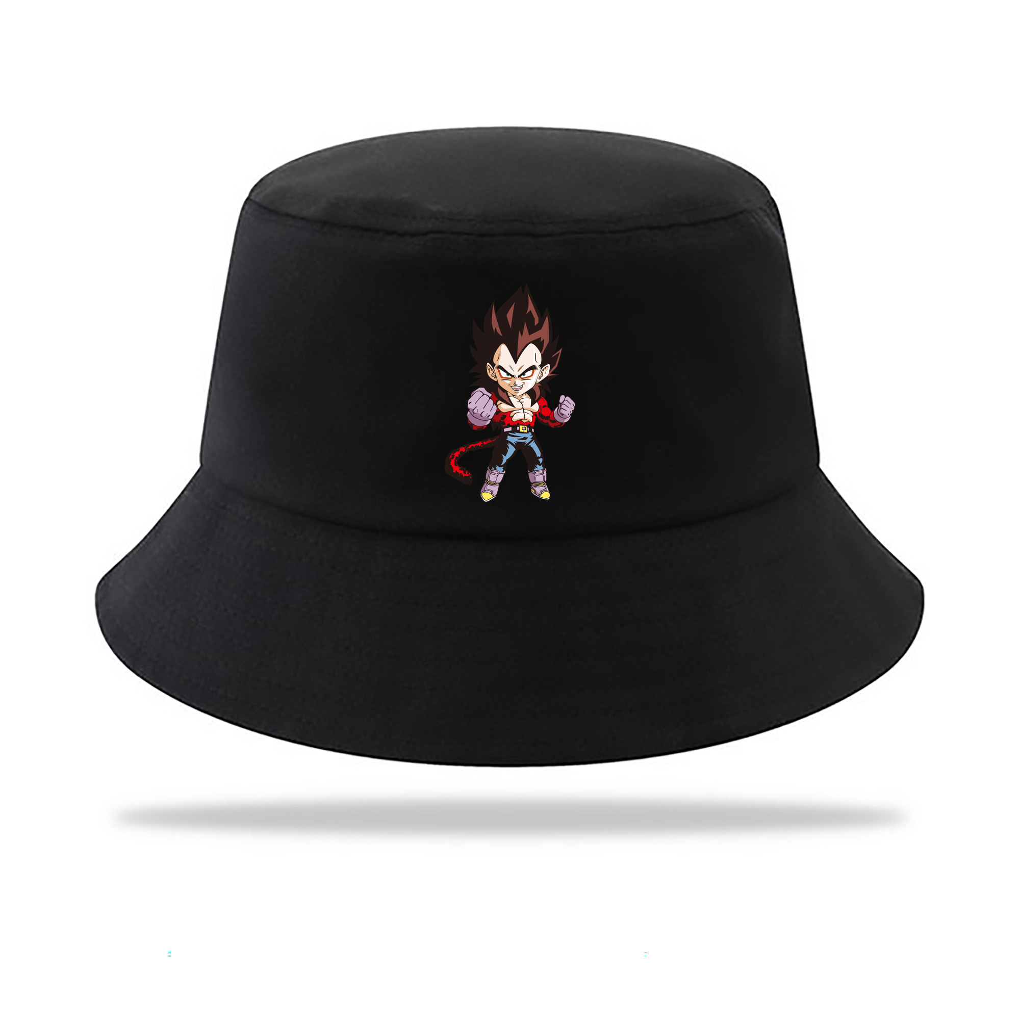 （画像用） ドラゴンボール ベジータ四世（Bejīta Yonsei）DRAGON BALL Vegeta IV アウトドア日除けバケットハット