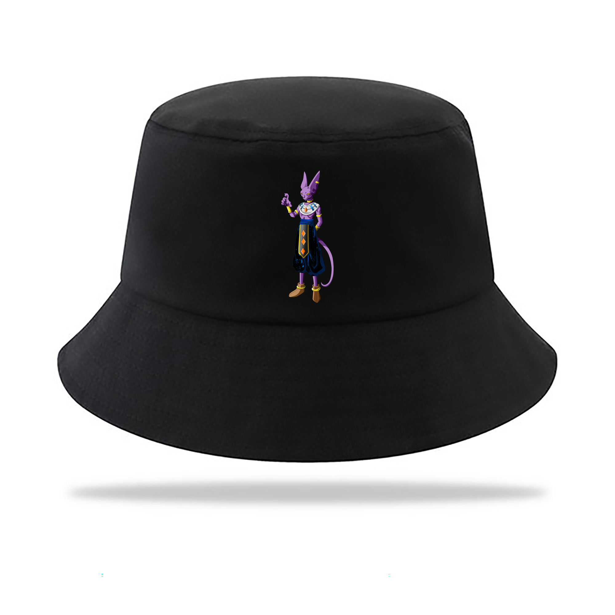 （画像用） ドラゴンボール ビルス 破壊神ビルス DRAGON BALL Beerus Birusu アウトドア日除けバケットハット