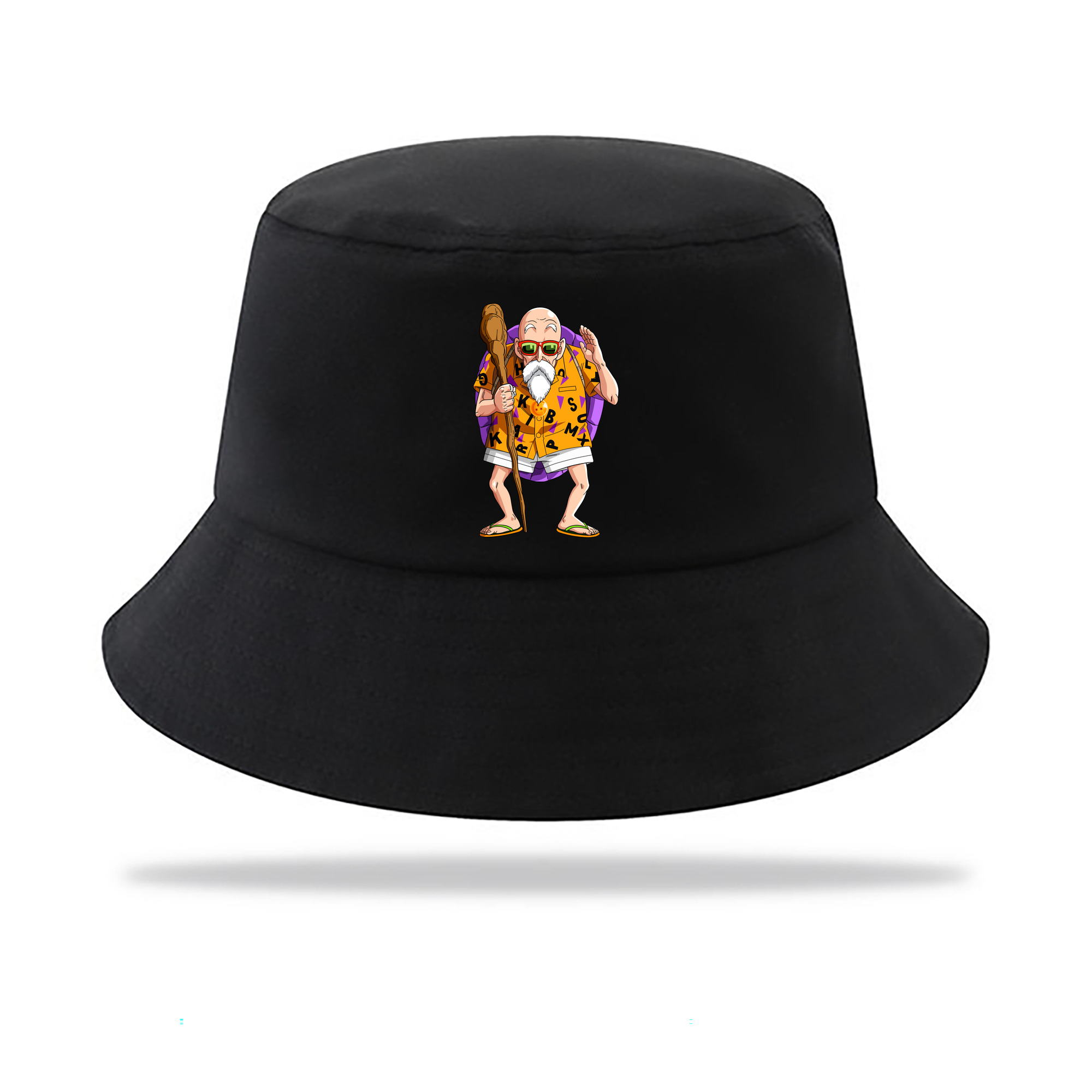 （画像用） ドラゴンボール 亀仙人（かめせんにん） DRAGON BALL Master Roshi Kame Sennin アウトドア日除けバケットハット
