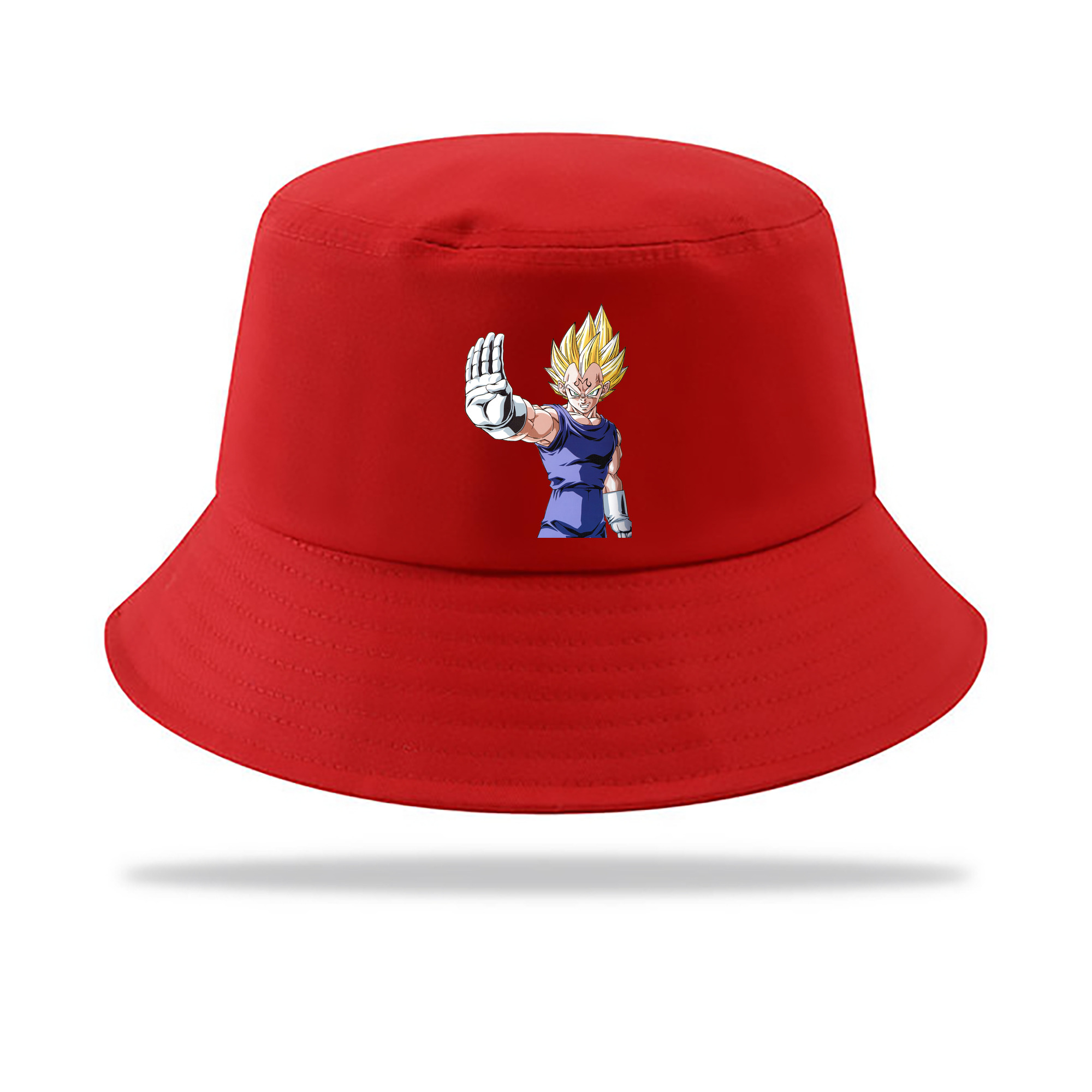 （画像用） ドラゴンボール ベジータ四世（Bejīta Yonsei）DRAGON BALL Vegeta IV アウトドア日除けバケットハット