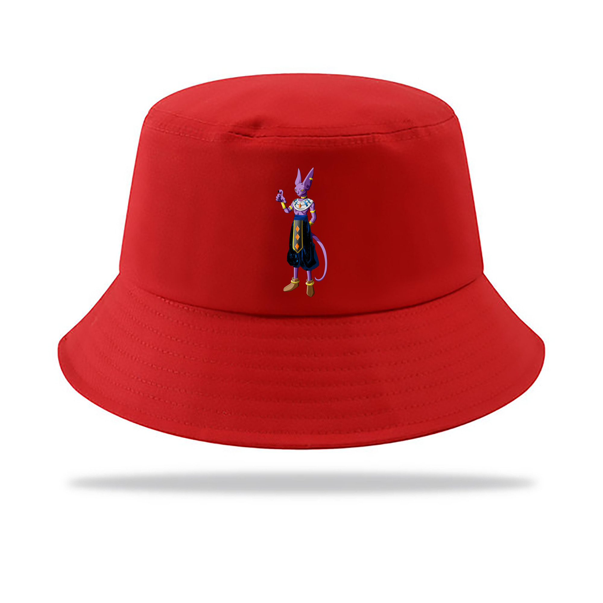 （画像用） ドラゴンボール ビルス 破壊神ビルス DRAGON BALL Beerus Birusu アウトドア日除けバケットハット