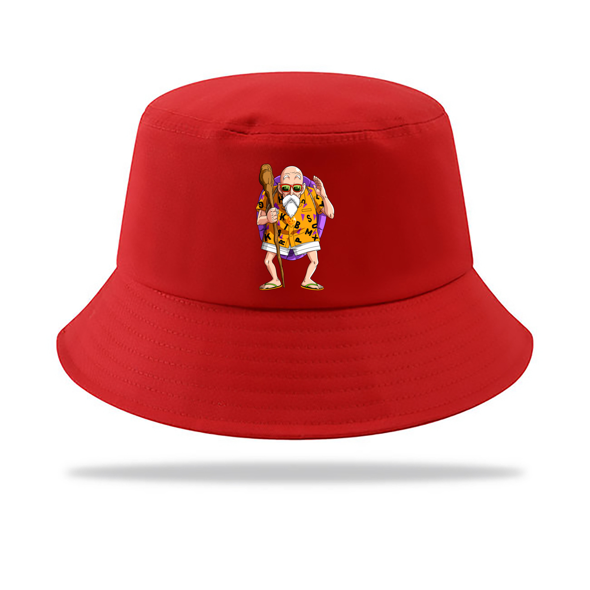 （画像用） ドラゴンボール 亀仙人（かめせんにん） DRAGON BALL Master Roshi Kame Sennin アウトドア日除けバケットハット
