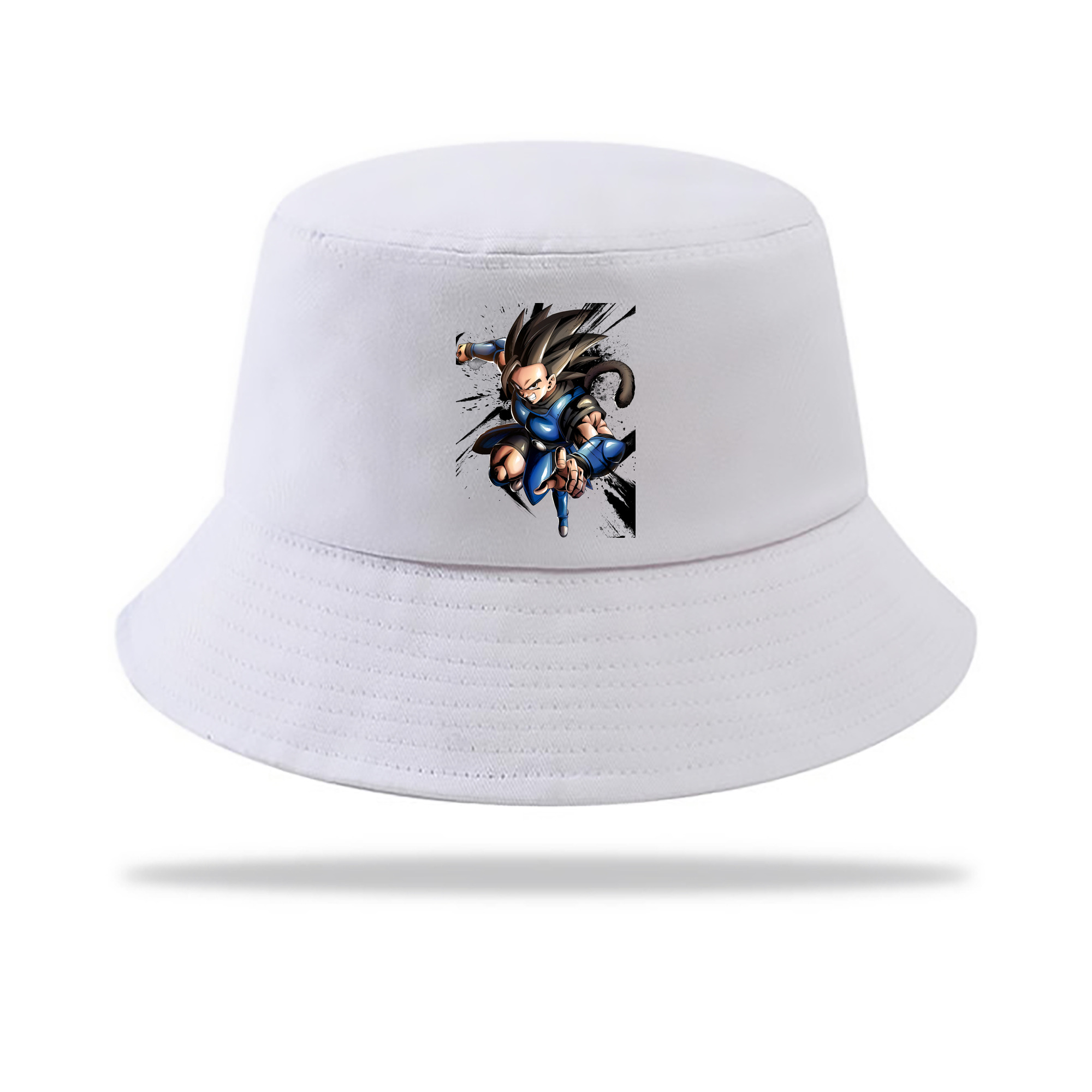（画像用） ドラゴンボール ベジータ四世（Bejīta Yonsei）DRAGON BALL Vegeta IV アウトドア日除けバケットハット