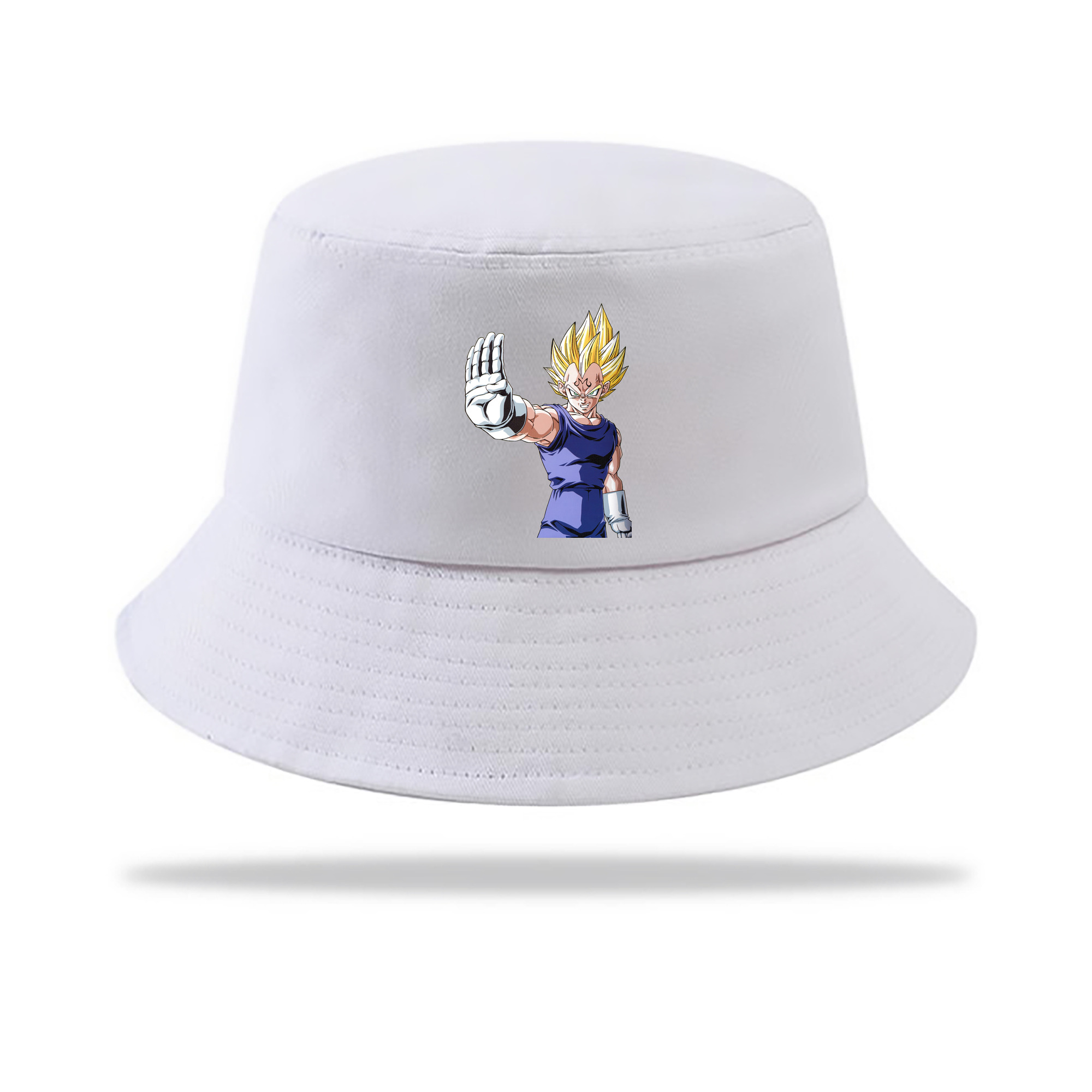（画像用） ドラゴンボール ベジータ四世（Bejīta Yonsei）DRAGON BALL Vegeta IV アウトドア日除けバケットハット