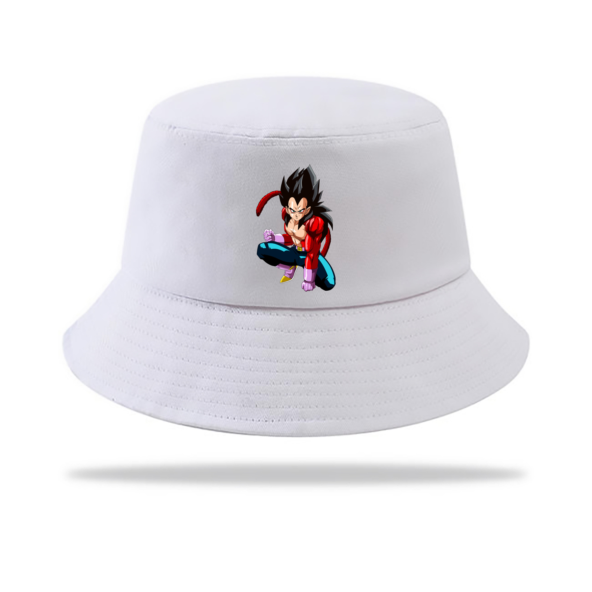 （画像用） ドラゴンボール ベジータ四世（Bejīta Yonsei）DRAGON BALL Vegeta IV アウトドア日除けバケットハット