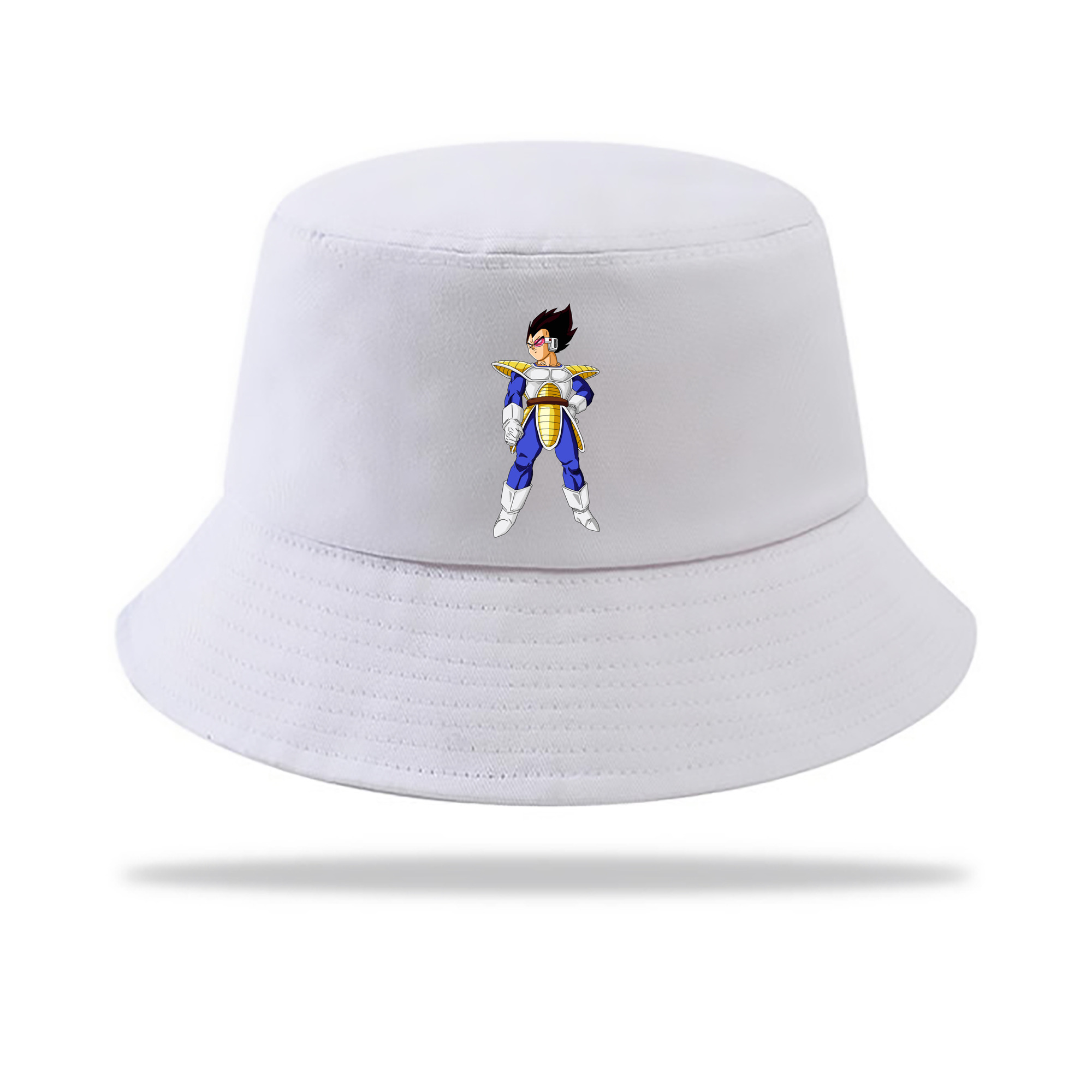 （画像用） ドラゴンボール ベジータ四世（Bejīta Yonsei）DRAGON BALL Vegeta IV アウトドア日除けバケットハット