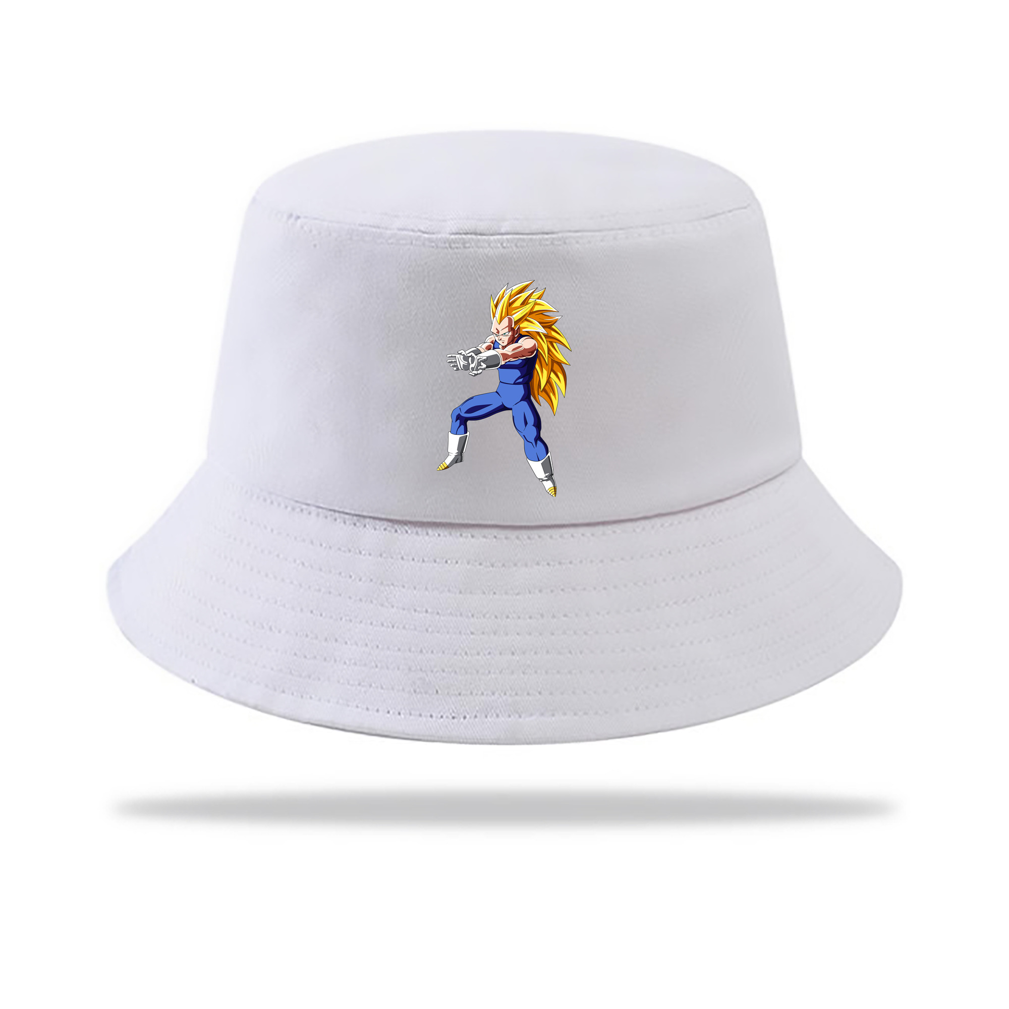 （画像用） ドラゴンボール ベジータ四世（Bejīta Yonsei）DRAGON BALL Vegeta IV アウトドア日除けバケットハット