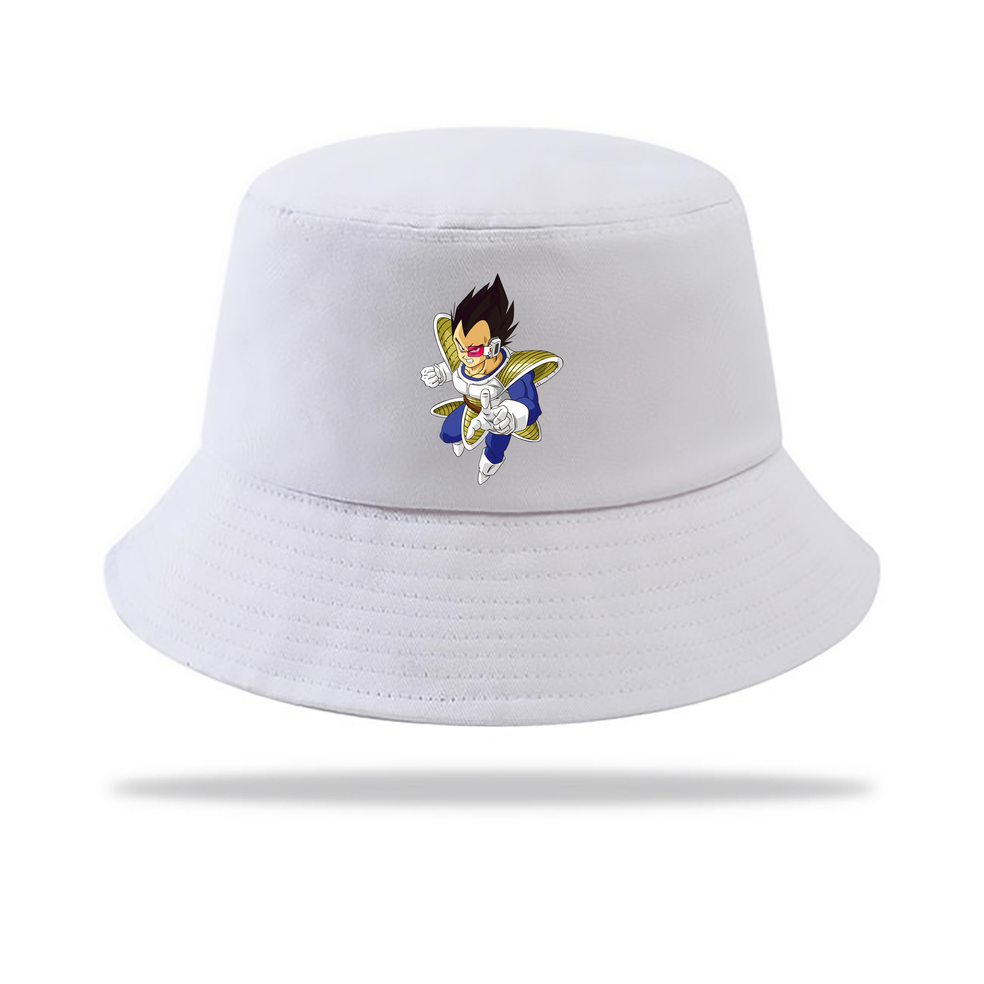 （画像用） ドラゴンボール ベジータ四世（Bejīta Yonsei）DRAGON BALL Vegeta IV アウトドア日除けバケットハット