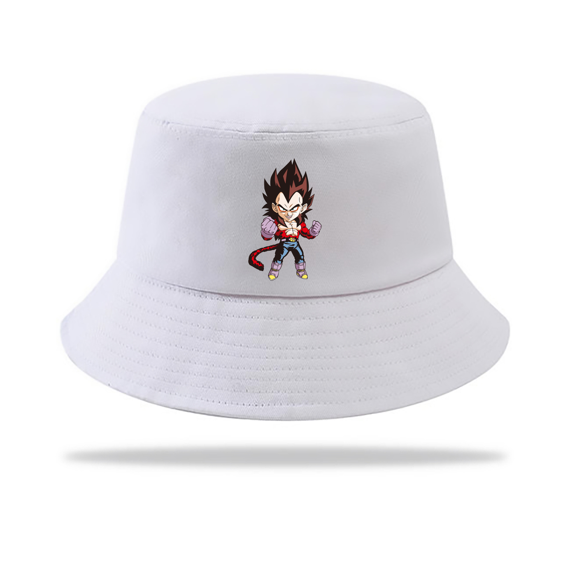 （画像用） ドラゴンボール ベジータ四世（Bejīta Yonsei）DRAGON BALL Vegeta IV アウトドア日除けバケットハット