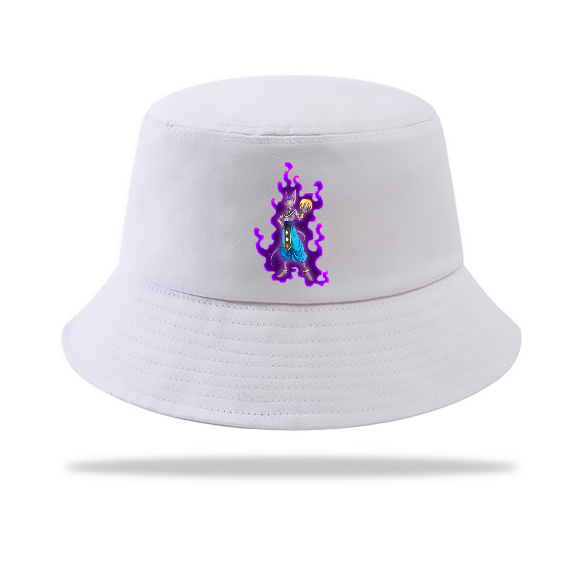 （画像用） ドラゴンボール ビルス 破壊神ビルス DRAGON BALL Beerus Birusu アウトドア日除けバケットハット