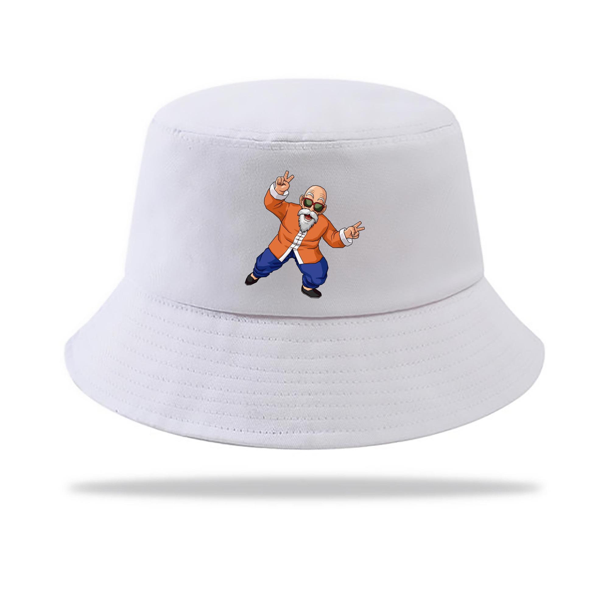 （画像用） ドラゴンボール 亀仙人（かめせんにん） DRAGON BALL Master Roshi Kame Sennin アウトドア日除けバケットハット