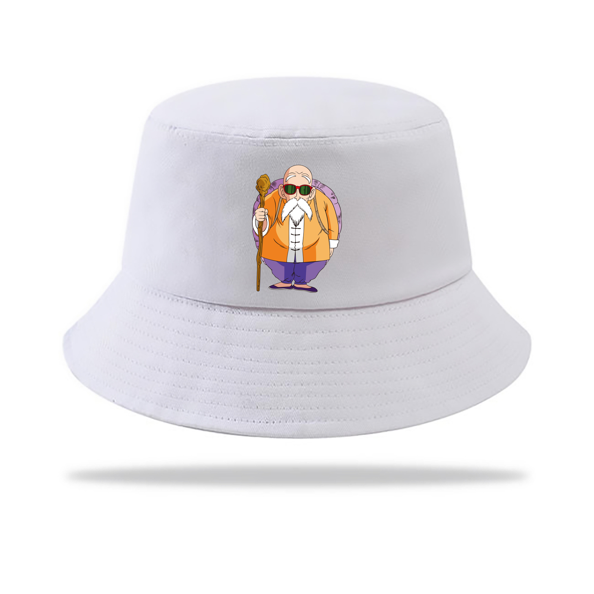 （画像用） ドラゴンボール 亀仙人（かめせんにん） DRAGON BALL Master Roshi Kame Sennin アウトドア日除けバケットハット