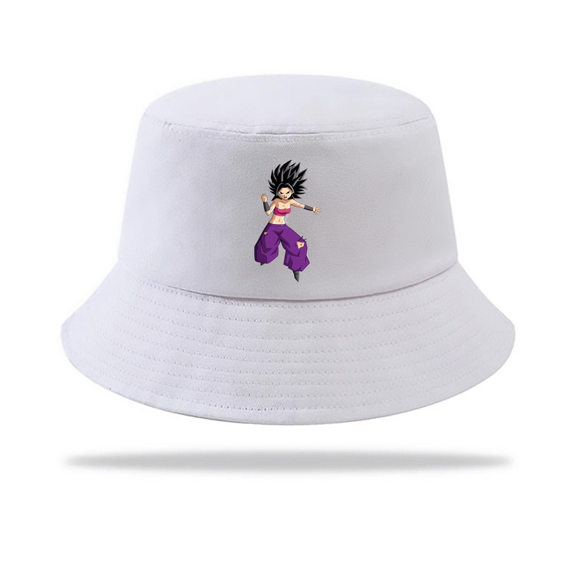 （画像用） ドラゴンボール カリフラ DRAGON BALL Caulifla アウトドア日除けバケットハット