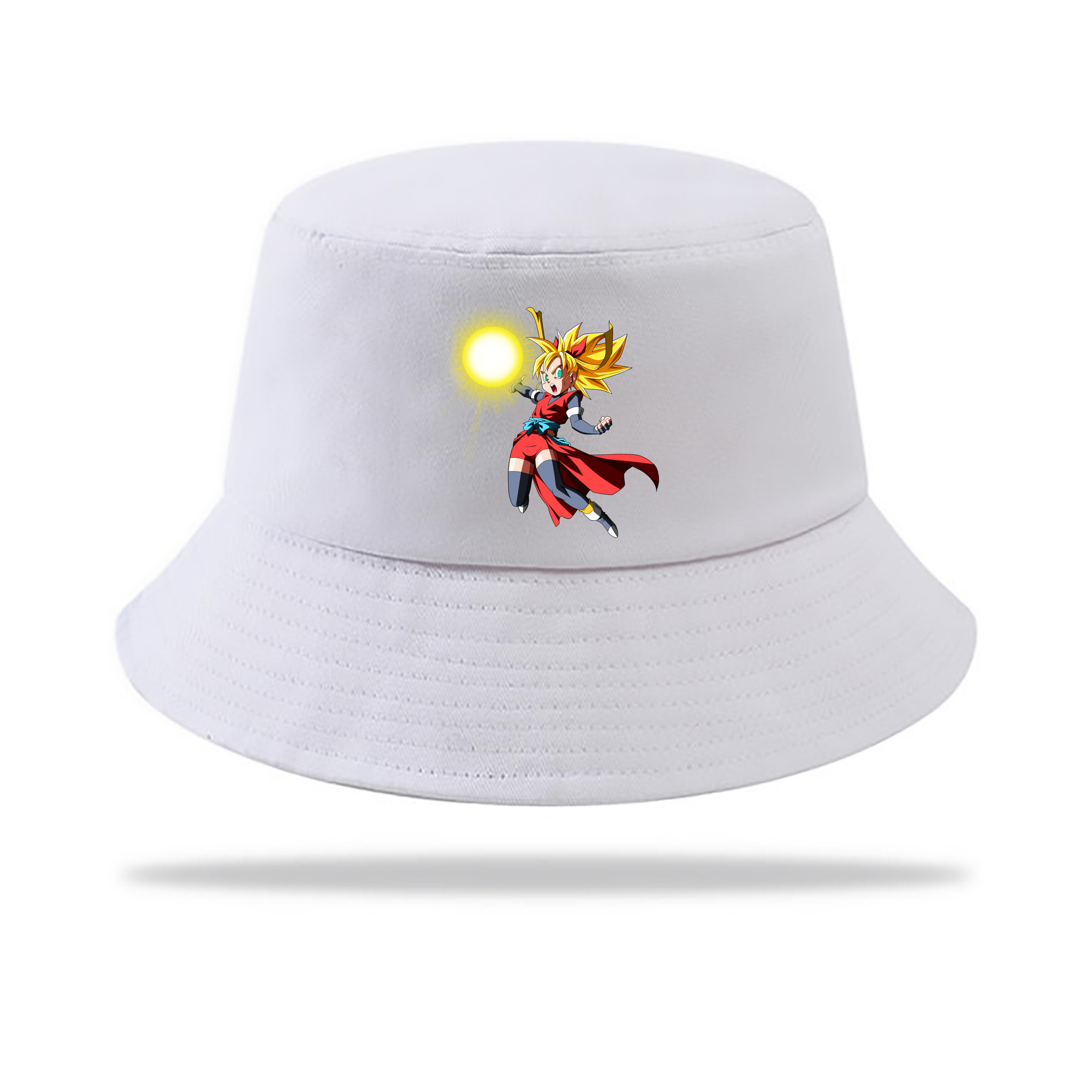 （画像用） ドラゴンボール カリフラ DRAGON BALL Caulifla アウトドア日除けバケットハット