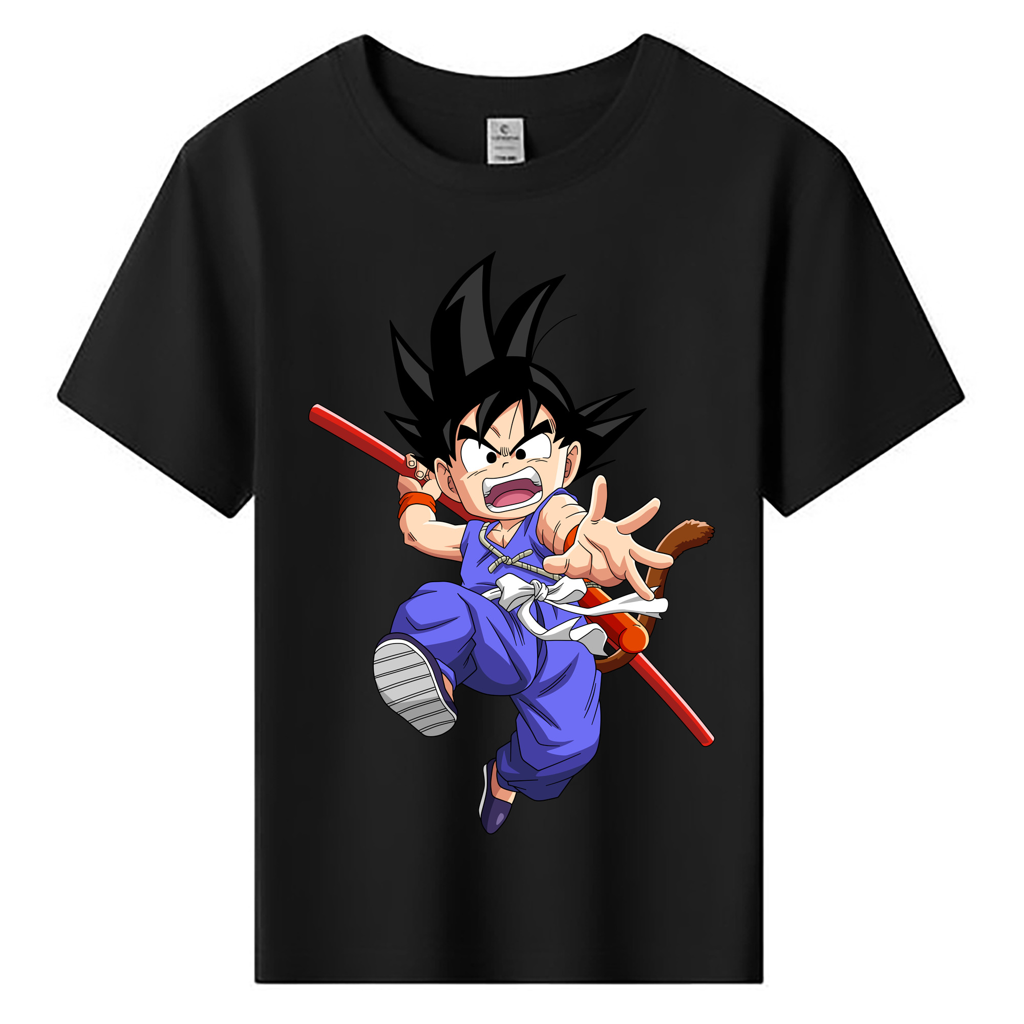（画像用） ドラゴンボール 孫悟空（そん ごくう）Son Goku カカロット DRAGON BALL Kakarotto 綿100％キッズTシャツ（フロントプリント）
