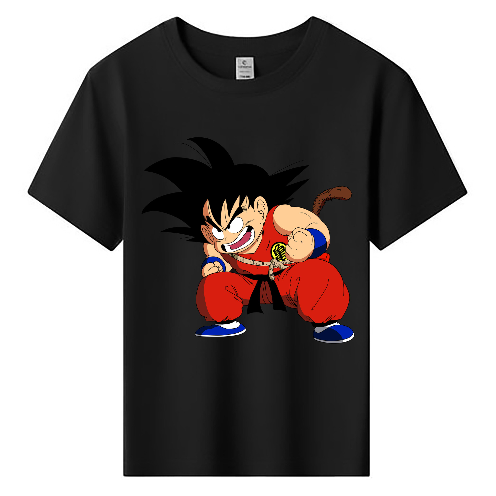 （画像用） ドラゴンボール 孫悟空（そん ごくう）Son Goku カカロット DRAGON BALL Kakarotto 綿100％キッズTシャツ（フロントプリント）
