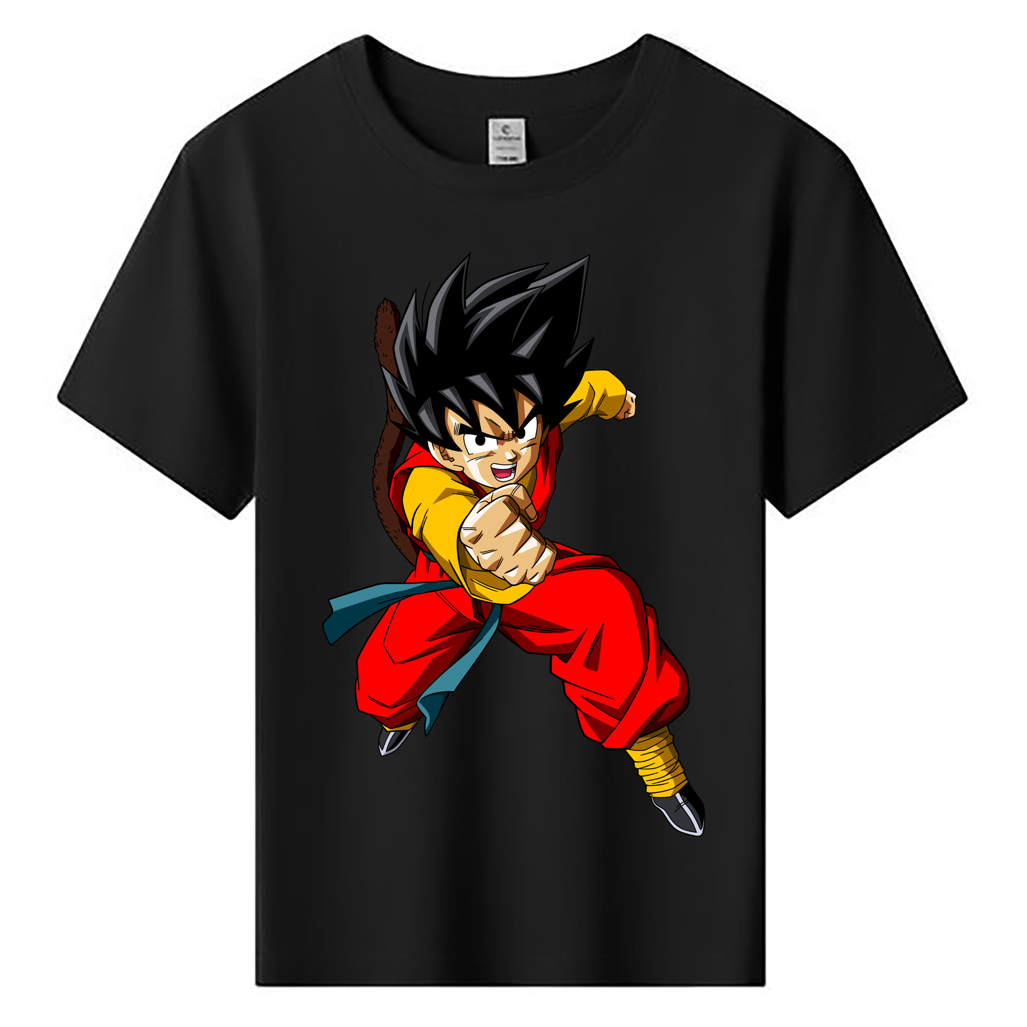 （画像用） ドラゴンボール 孫悟空（そん ごくう）Son Goku カカロット DRAGON BALL Kakarotto 綿100％キッズTシャツ（フロントプリント）