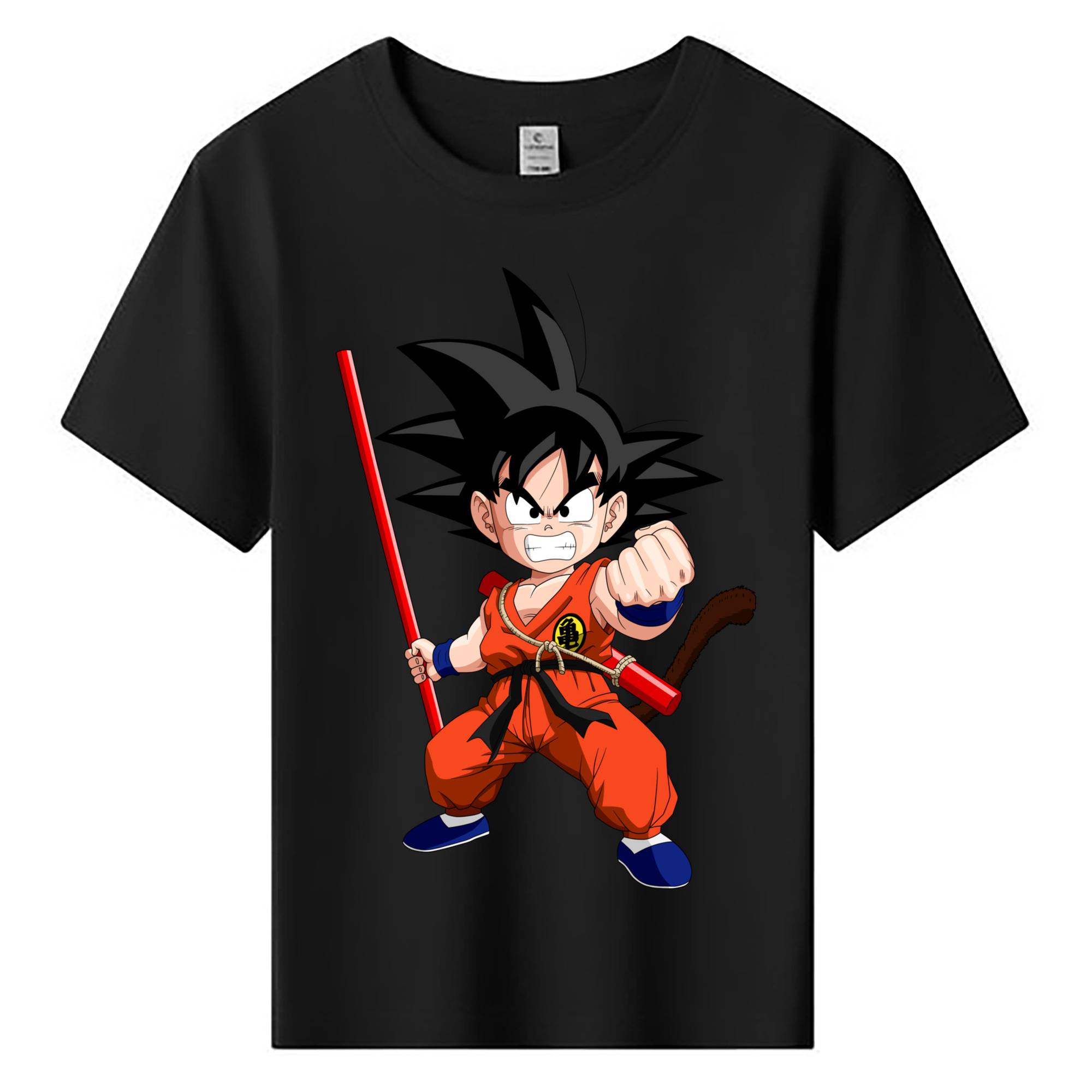 （画像用） ドラゴンボール 孫悟空（そん ごくう）Son Goku カカロット DRAGON BALL Kakarotto 綿100％キッズTシャツ（フロントプリント）