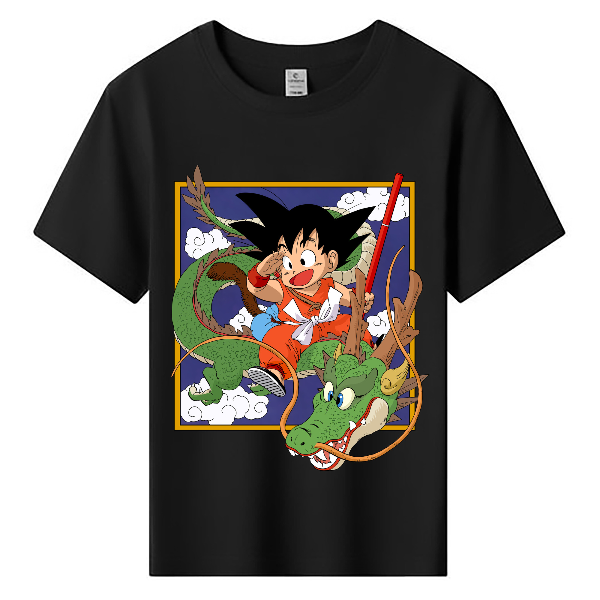 （画像用） ドラゴンボール 孫悟空（そん ごくう）Son Goku カカロット DRAGON BALL Kakarotto 綿100％キッズTシャツ（フロントプリント）