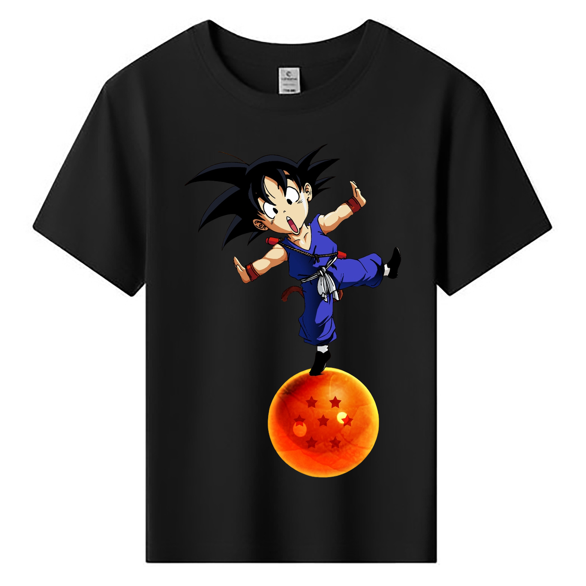 （画像用） ドラゴンボール 孫悟空（そん ごくう）Son Goku カカロット DRAGON BALL Kakarotto 綿100％キッズTシャツ（フロントプリント）