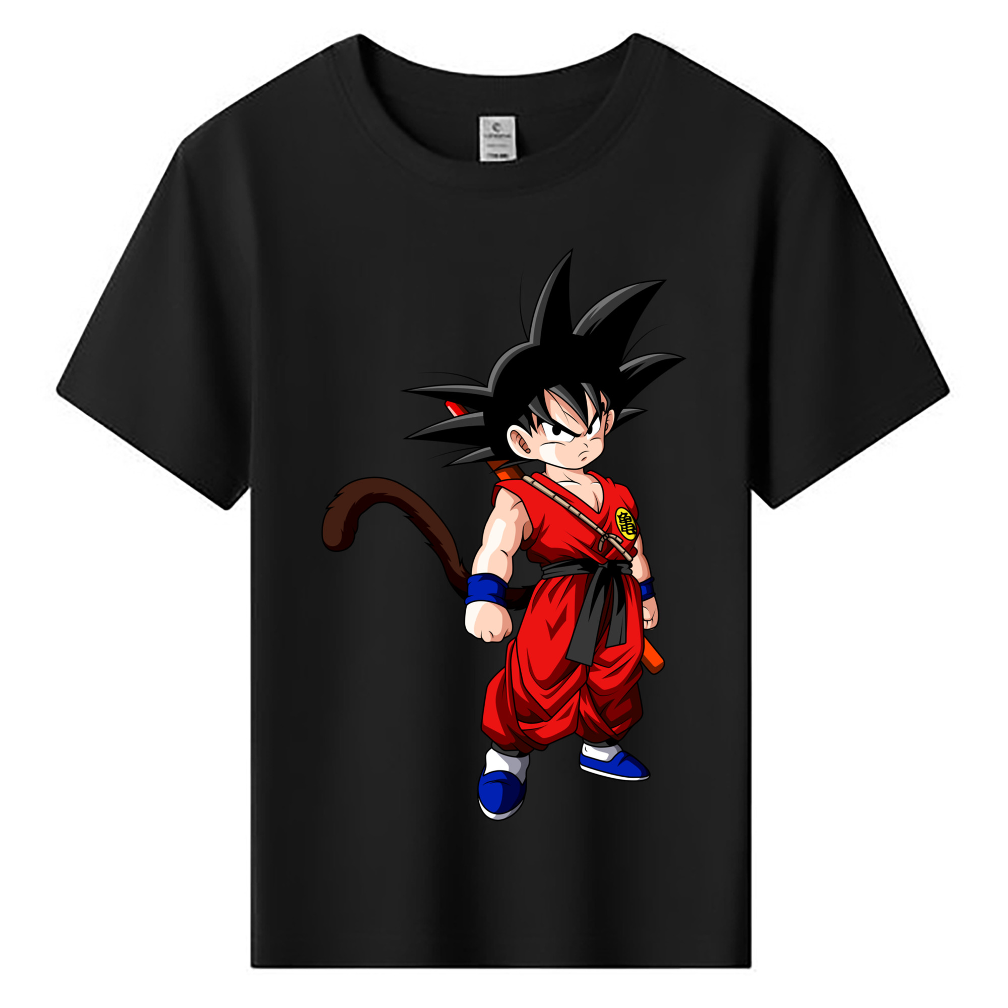 （画像用） ドラゴンボール 孫悟空（そん ごくう）Son Goku カカロット DRAGON BALL Kakarotto 綿100％キッズTシャツ（フロントプリント）