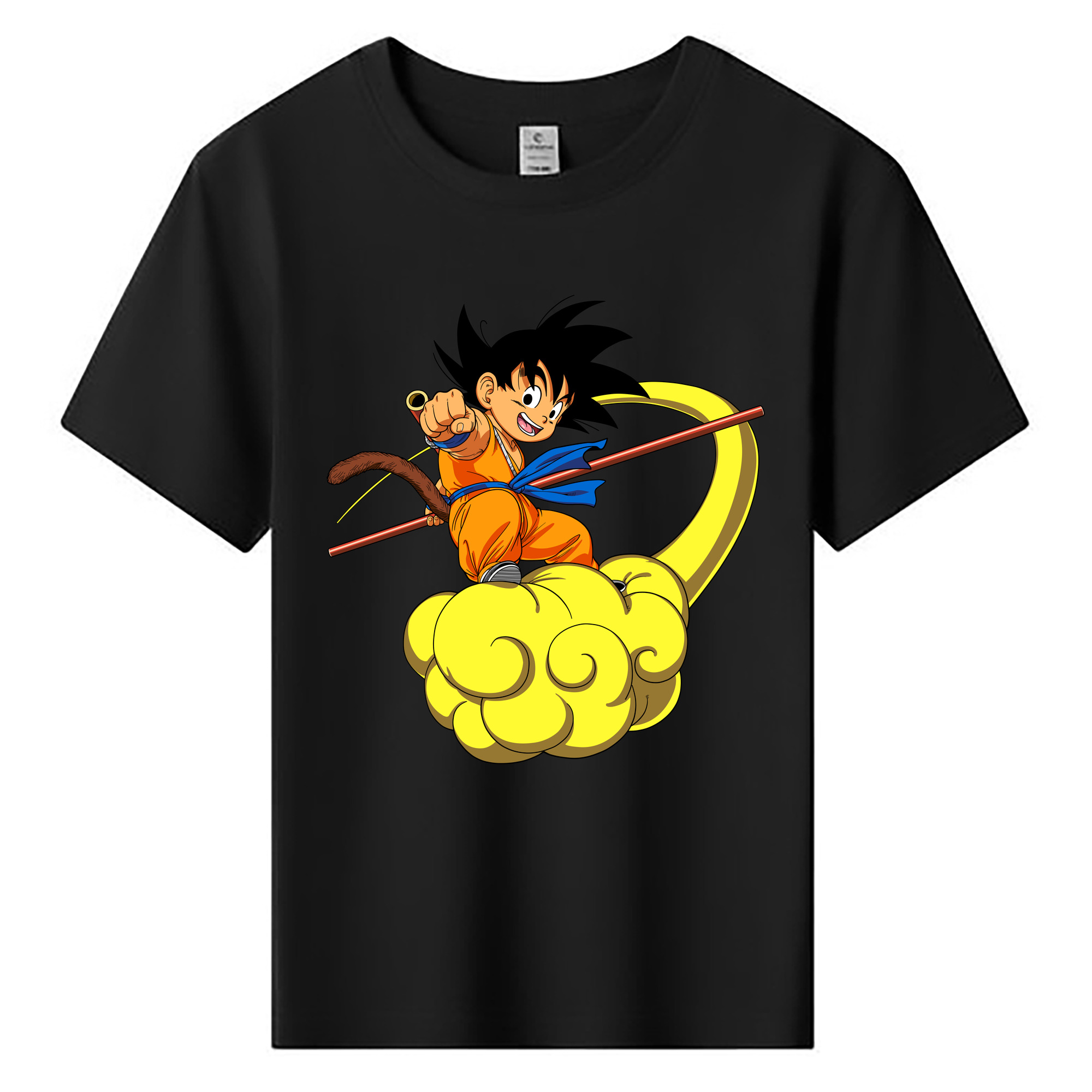 （画像用） ドラゴンボール 孫悟空（そん ごくう）Son Goku カカロット DRAGON BALL Kakarotto 綿100％キッズTシャツ（フロントプリント）