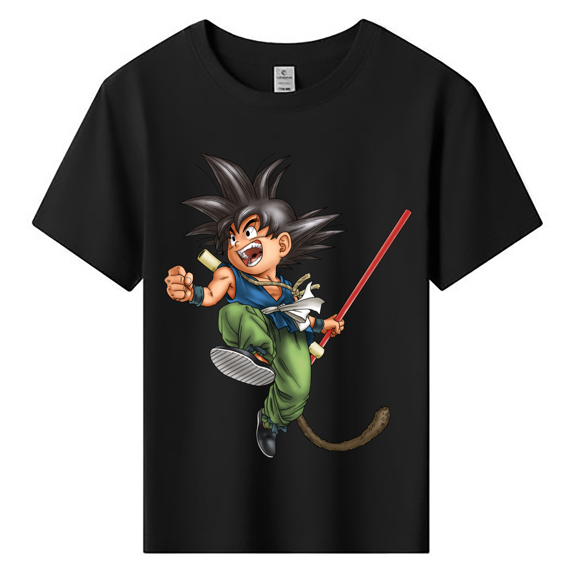 （画像用） ドラゴンボール 孫悟空（そん ごくう）Son Goku カカロット DRAGON BALL Kakarotto 綿100％キッズTシャツ（フロントプリント）
