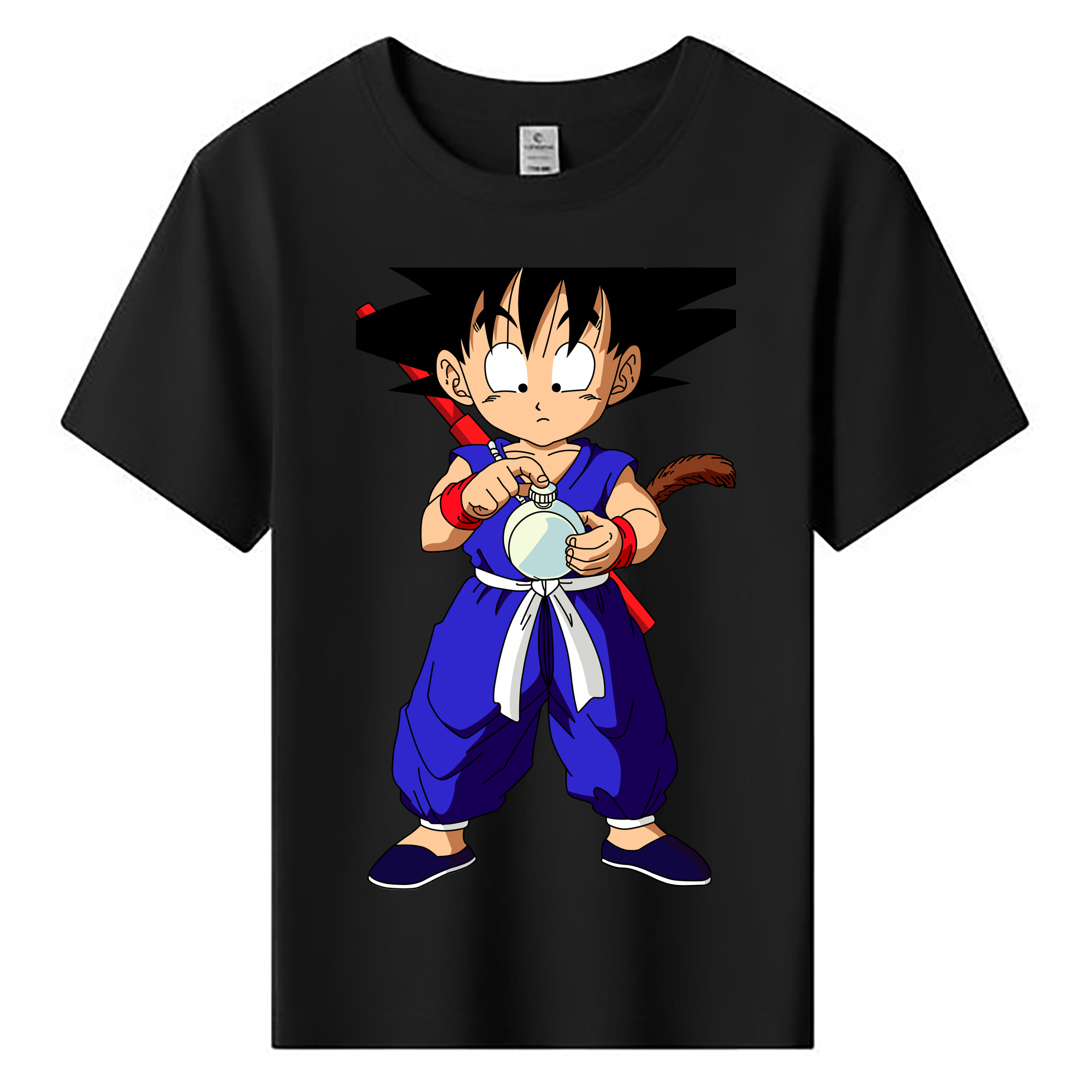 （画像用） ドラゴンボール 孫悟空（そん ごくう）Son Goku カカロット DRAGON BALL Kakarotto 綿100％キッズTシャツ（フロントプリント）