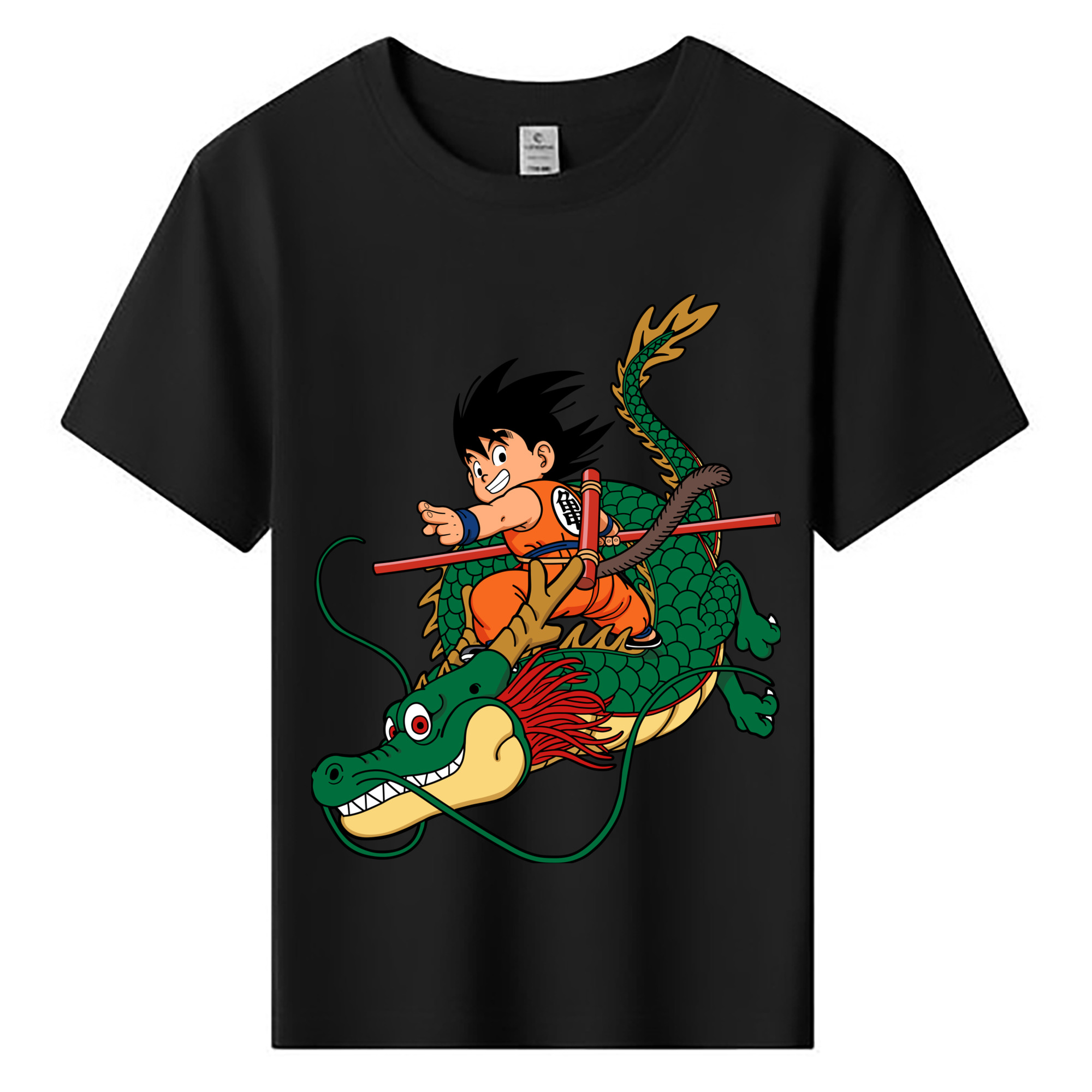 （画像用） ドラゴンボール 孫悟空（そん ごくう）Son Goku カカロット DRAGON BALL Kakarotto 綿100％キッズTシャツ（フロントプリント）