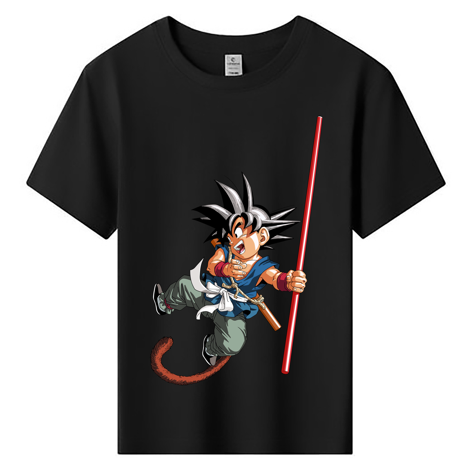 （画像用） ドラゴンボール 孫悟空（そん ごくう）Son Goku カカロット DRAGON BALL Kakarotto 綿100％キッズTシャツ（フロントプリント）