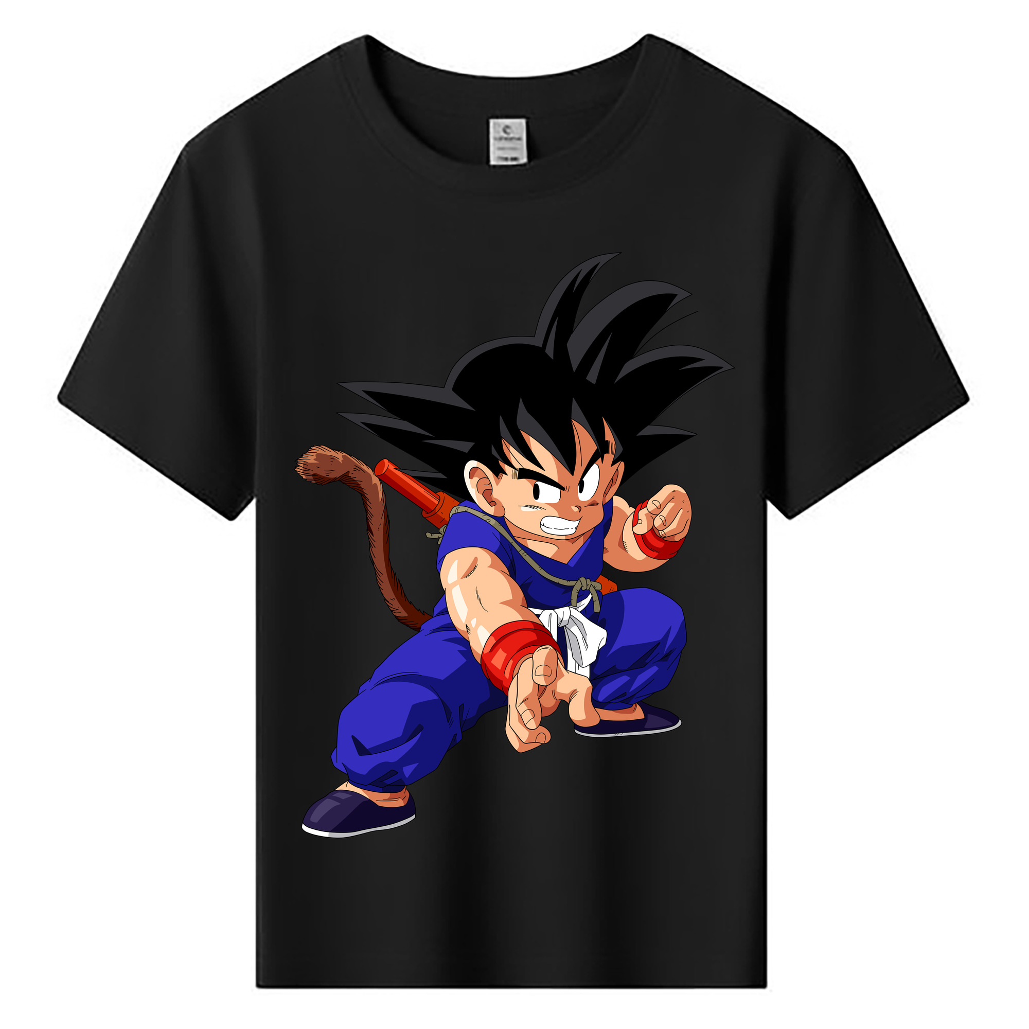 （画像用） ドラゴンボール 孫悟空（そん ごくう）Son Goku カカロット DRAGON BALL Kakarotto 綿100％キッズTシャツ（フロントプリント）