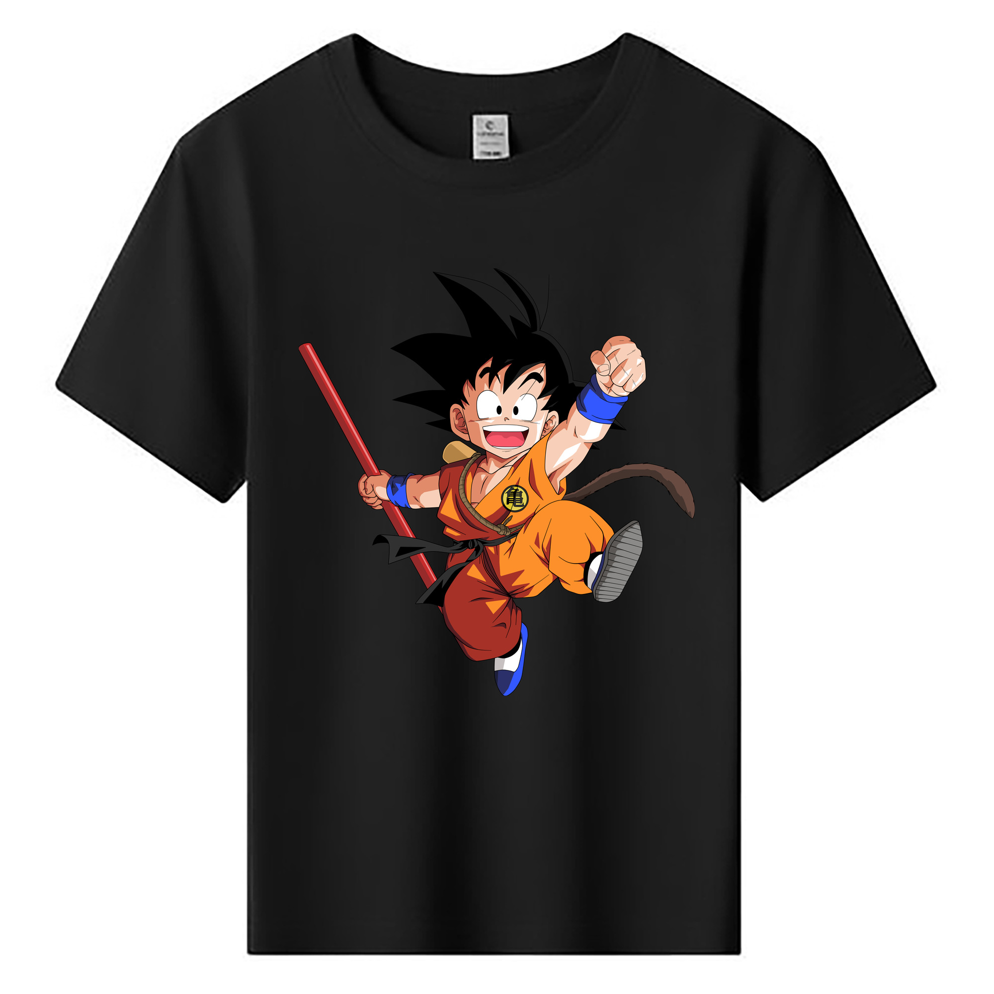（画像用） ドラゴンボール 孫悟空（そん ごくう）Son Goku カカロット DRAGON BALL Kakarotto 綿100％キッズTシャツ（フロントプリント）