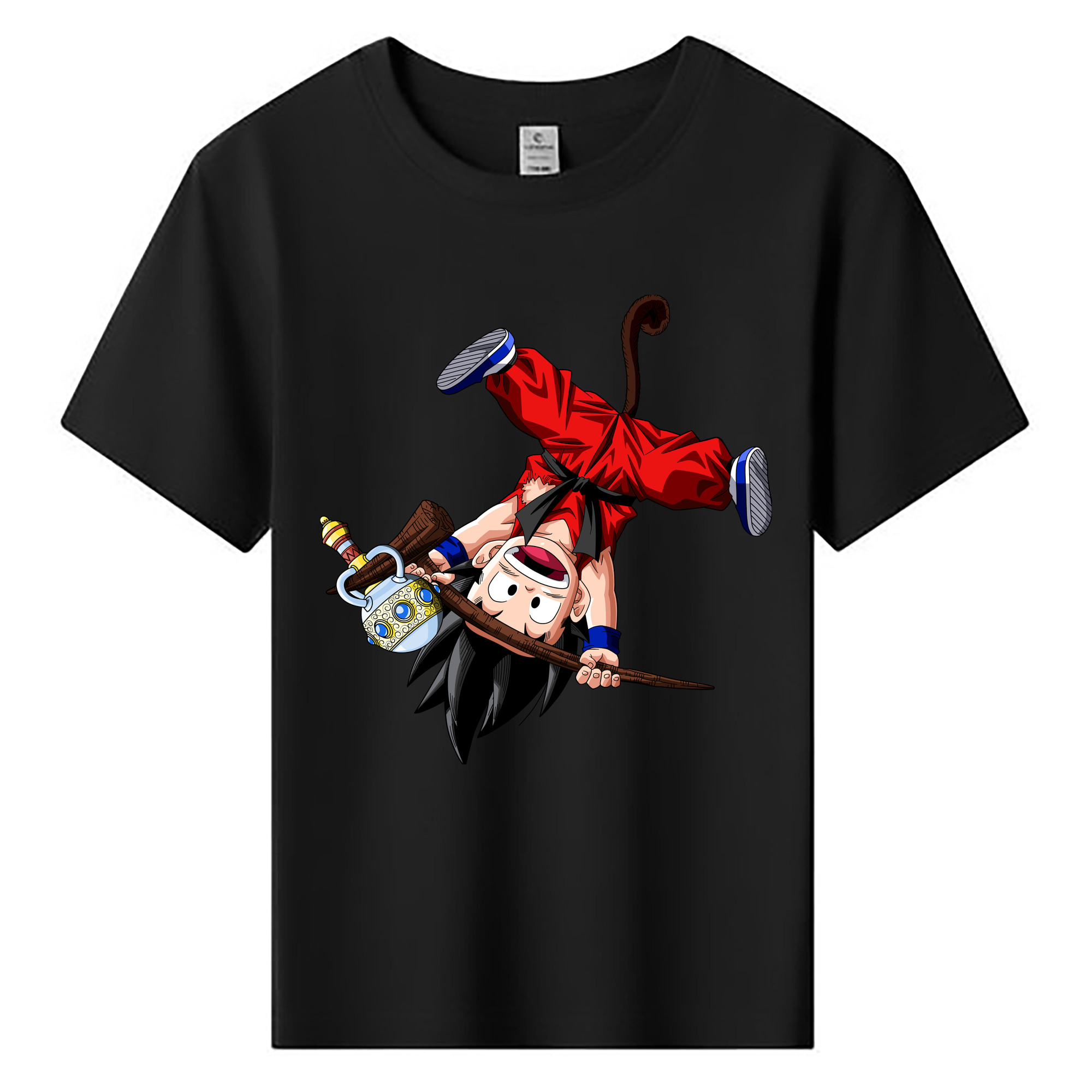 （画像用） ドラゴンボール 孫悟空（そん ごくう）Son Goku カカロット DRAGON BALL Kakarotto 綿100％キッズTシャツ（フロントプリント）