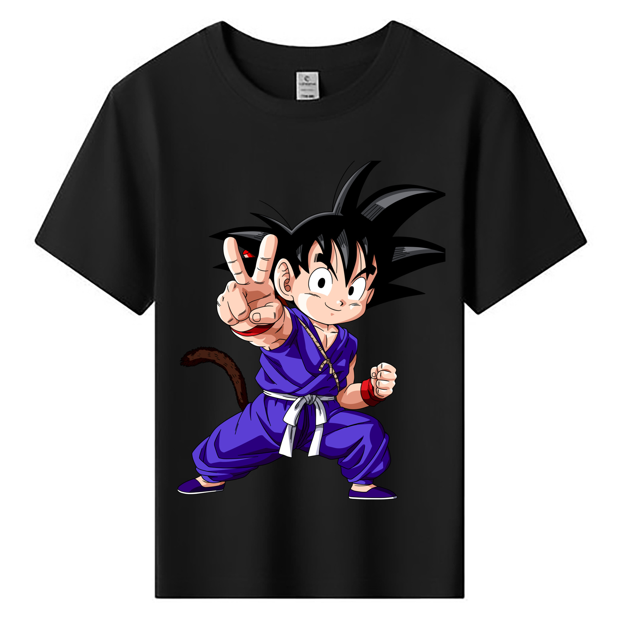 （画像用） ドラゴンボール 孫悟空（そん ごくう）Son Goku カカロット DRAGON BALL Kakarotto 綿100％キッズTシャツ（フロントプリント）