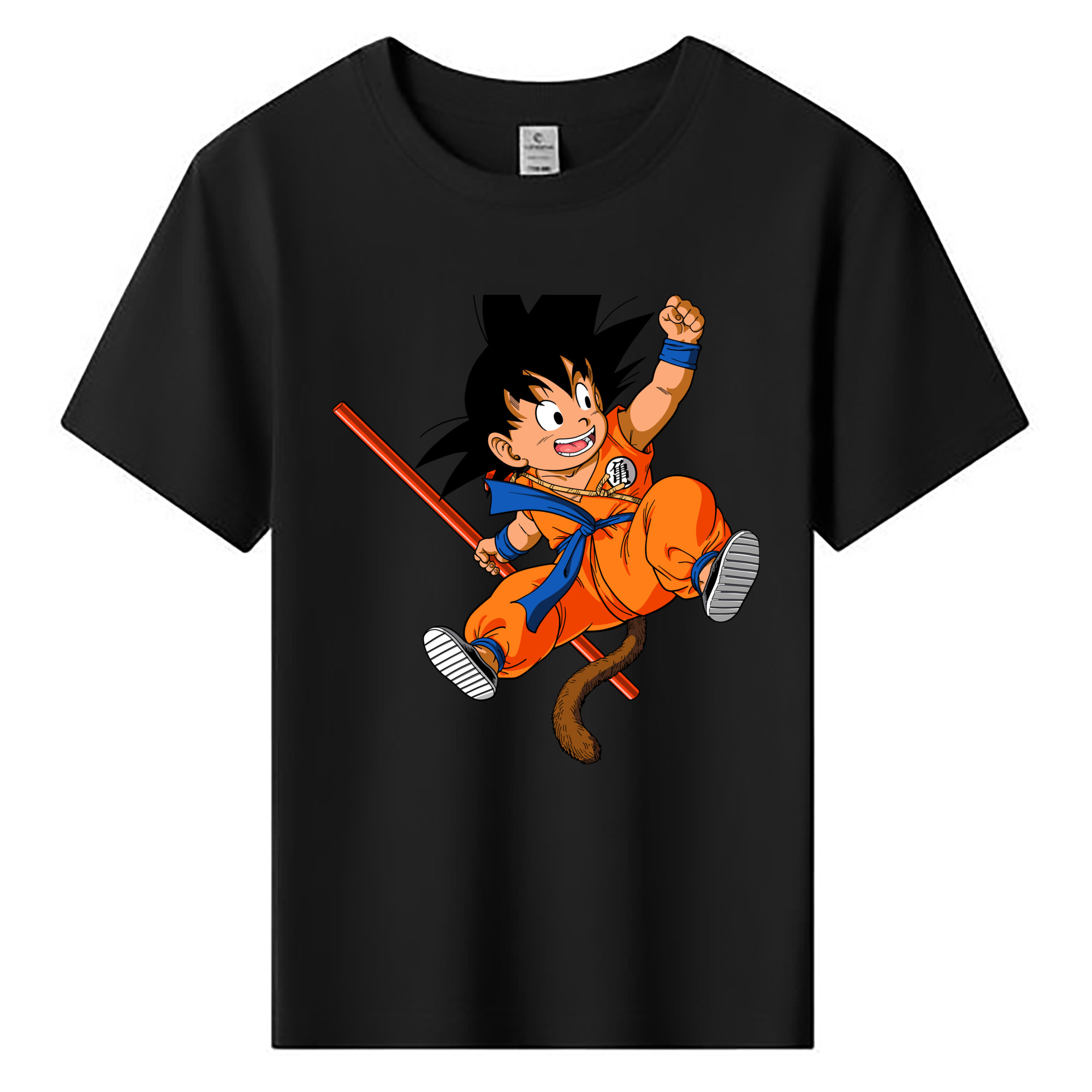 （画像用） ドラゴンボール 孫悟空（そん ごくう）Son Goku カカロット DRAGON BALL Kakarotto 綿100％キッズTシャツ（フロントプリント）