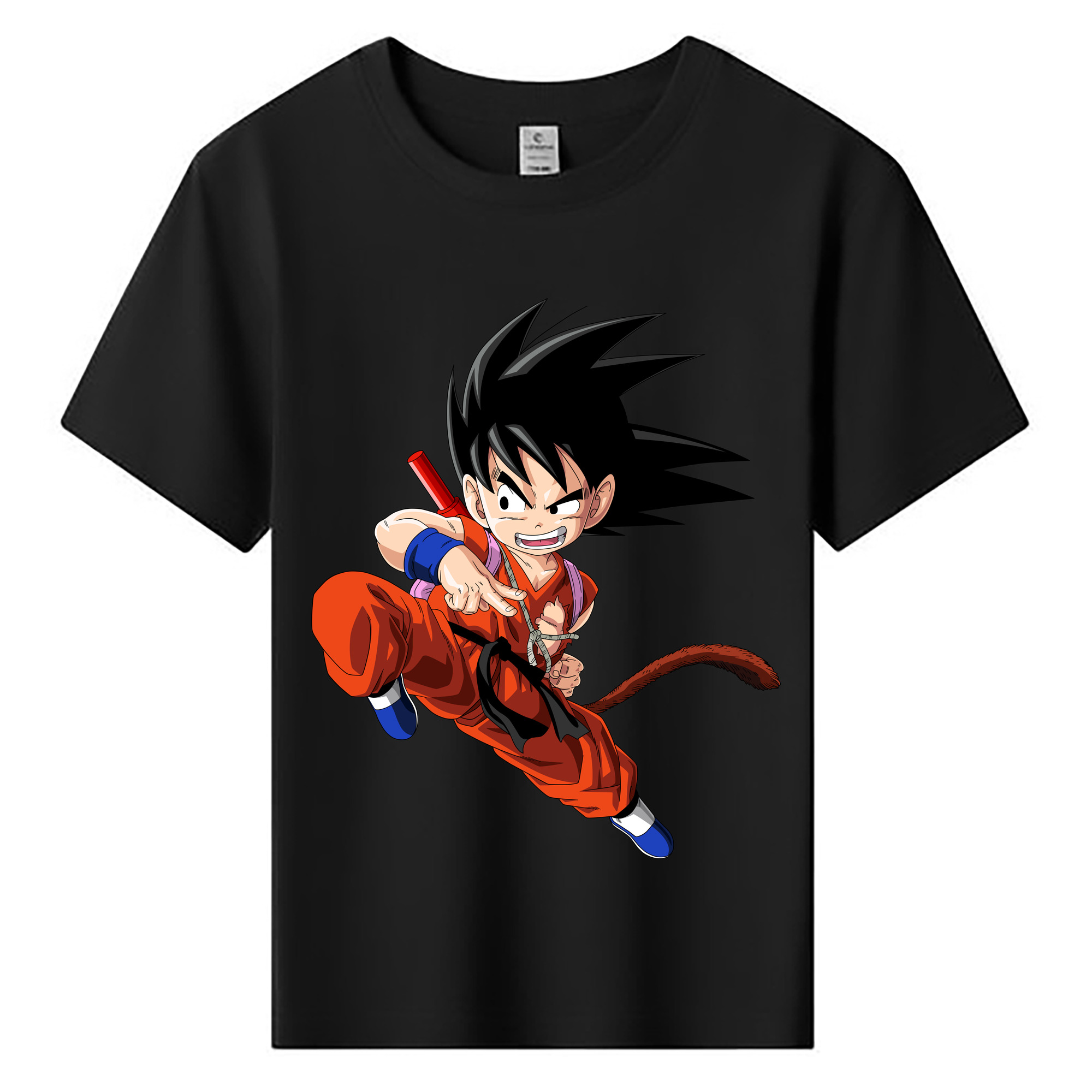 （画像用） ドラゴンボール 孫悟空（そん ごくう）Son Goku カカロット DRAGON BALL Kakarotto 綿100％キッズTシャツ（フロントプリント）