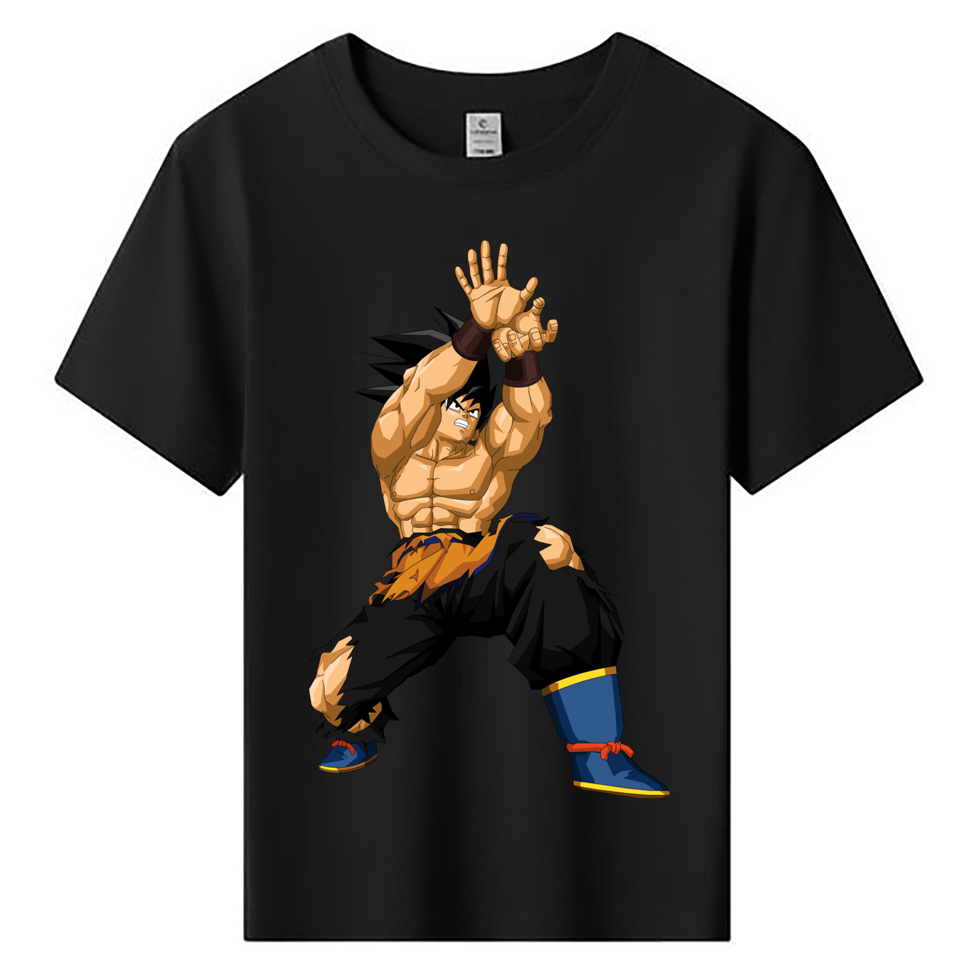 （画像用） ドラゴンボール 孫悟空（そん ごくう）Son Goku カカロット DRAGON BALL Kakarotto 綿100％キッズTシャツ（フロントプリント）